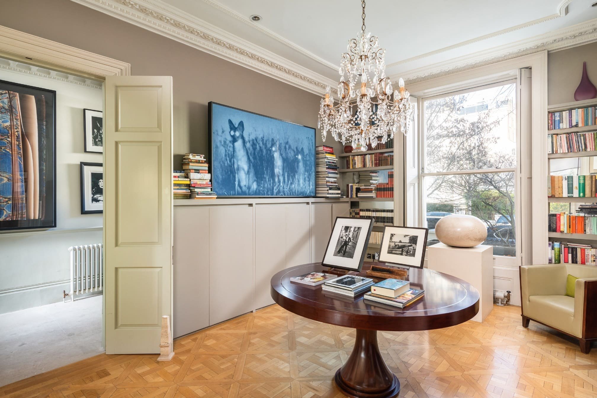 Eklektický interiér v Londýně