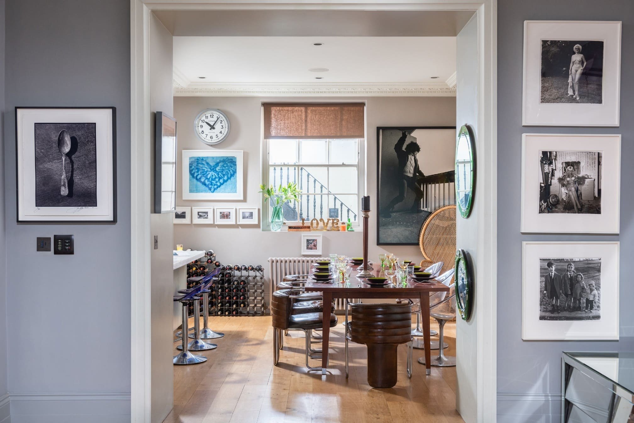 Eklektický interiér v Londýně