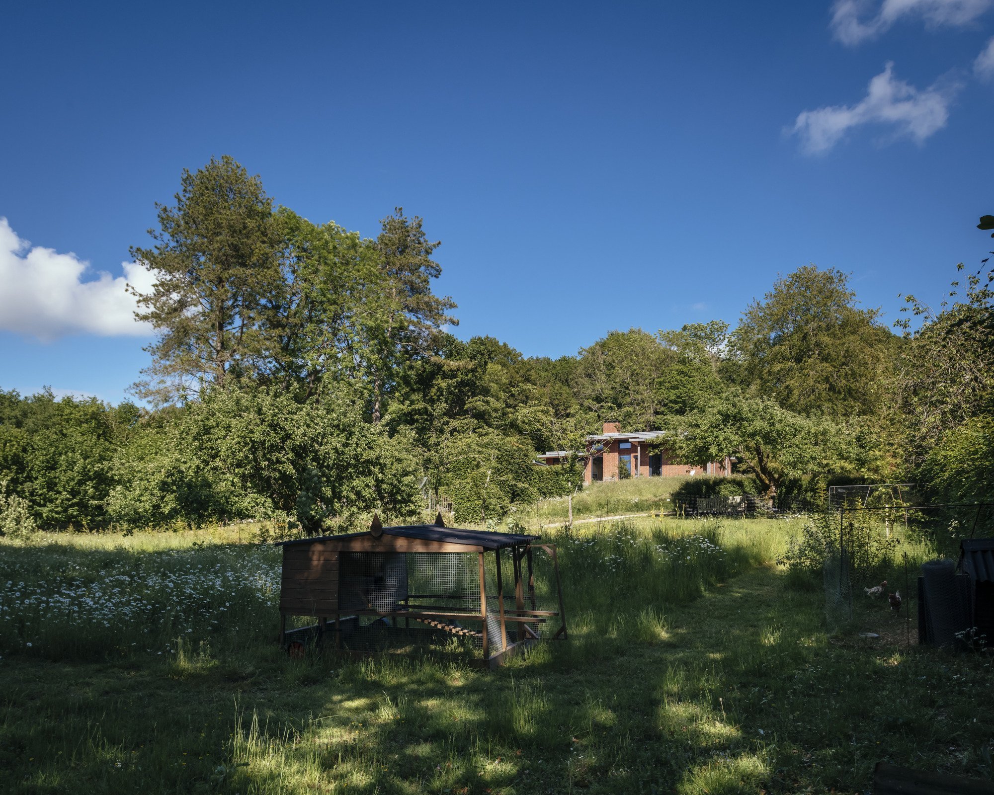 Ekologický rodinný dům uprostřed národního parku