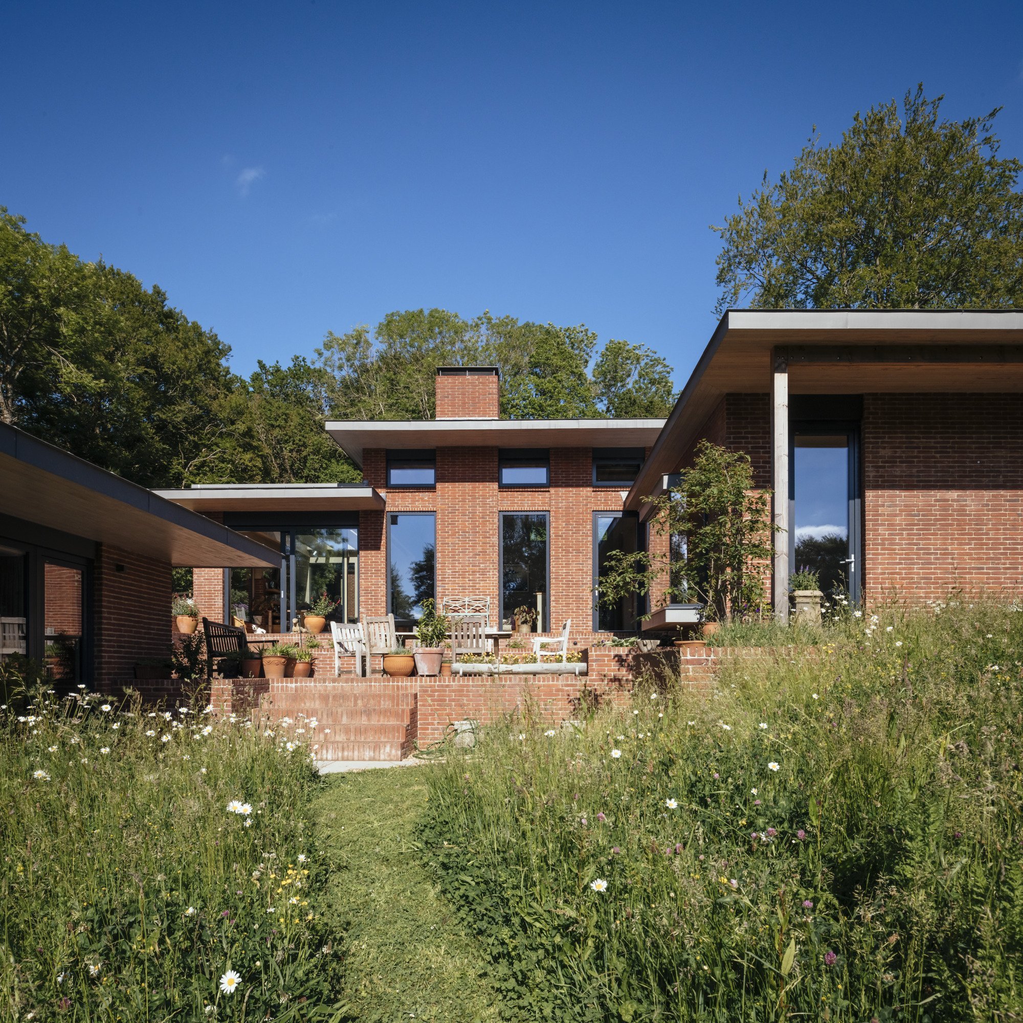 Ekologický rodinný dům uprostřed národního parku