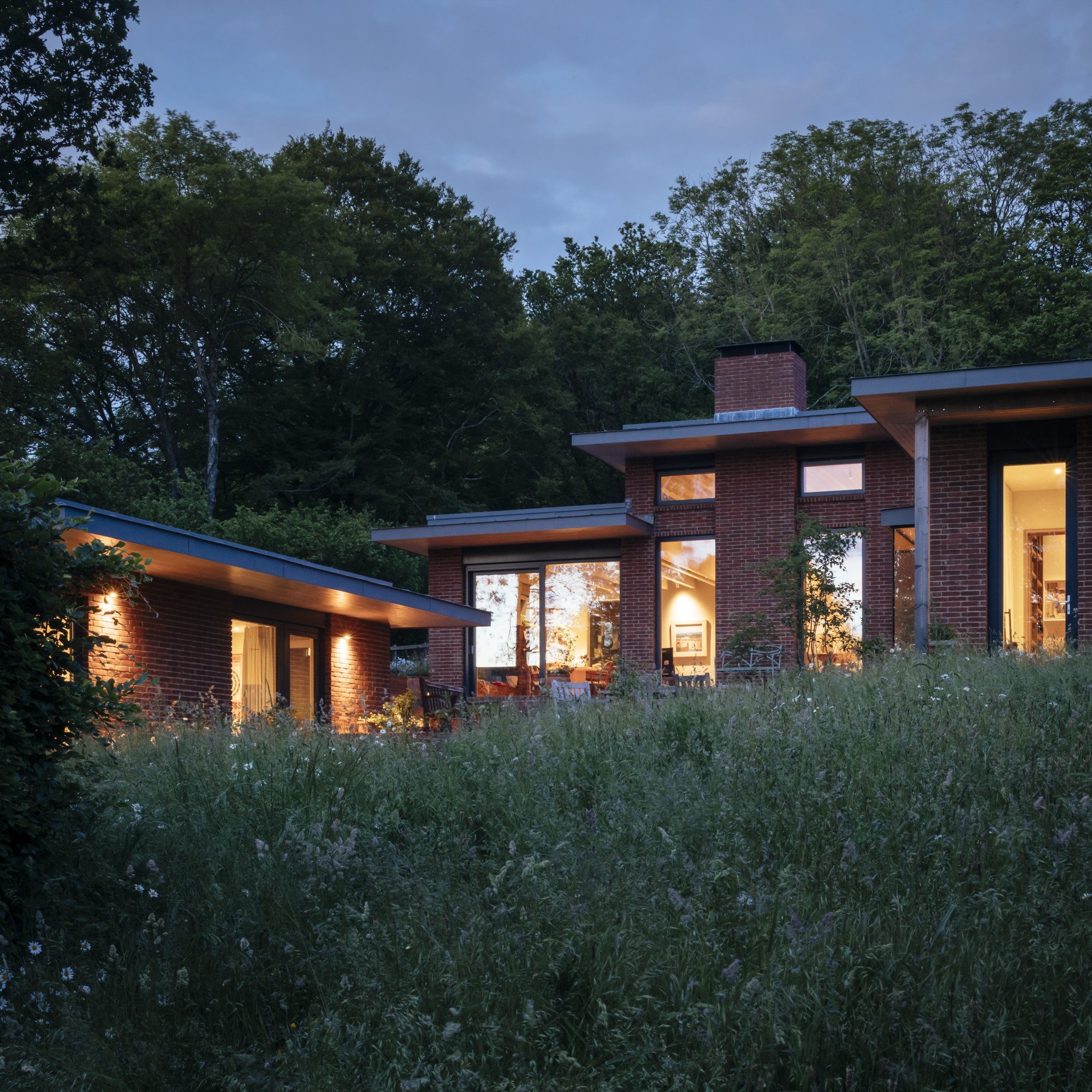 Ekologický rodinný dům uprostřed národního parku