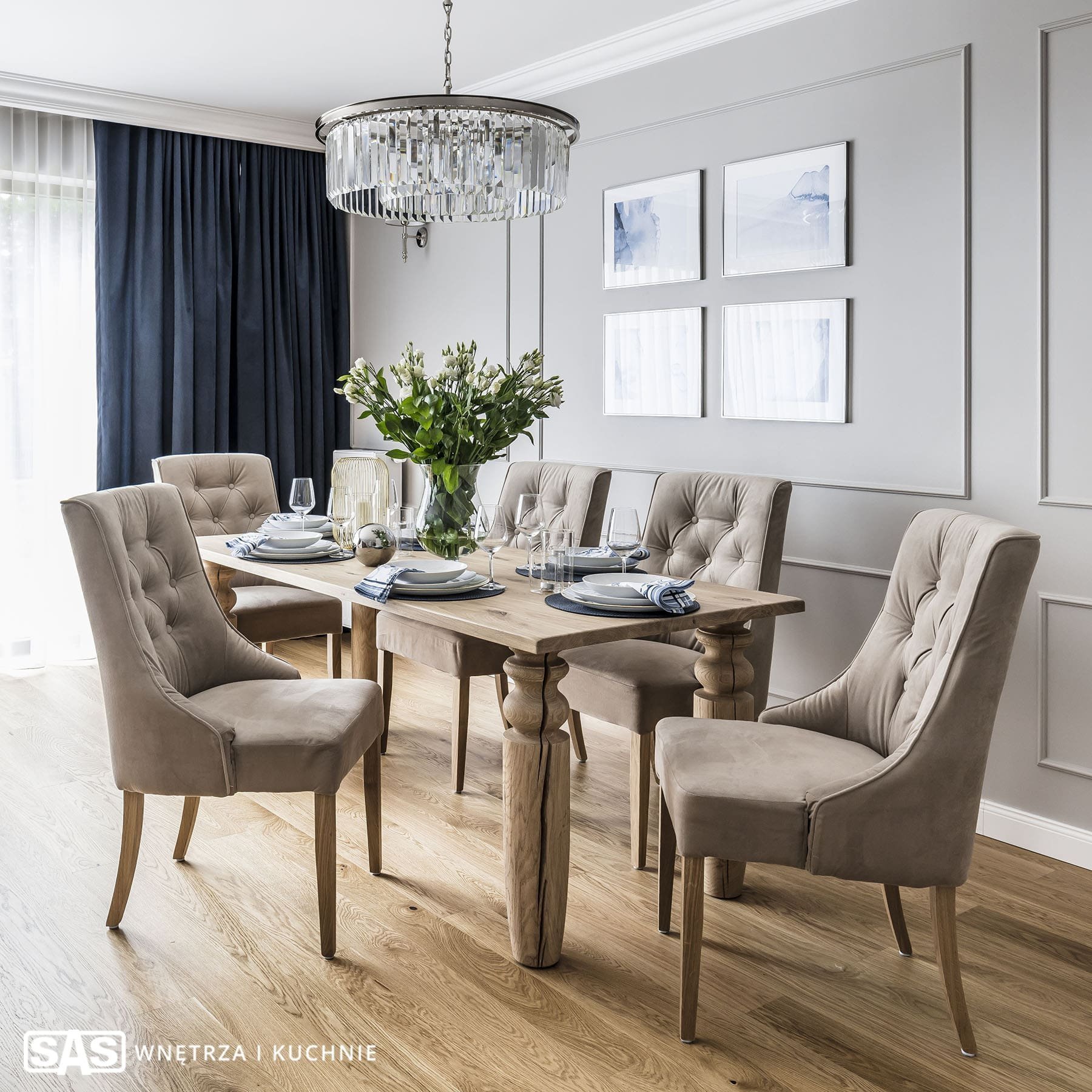 Elegantní kuchyně v šedé barvě