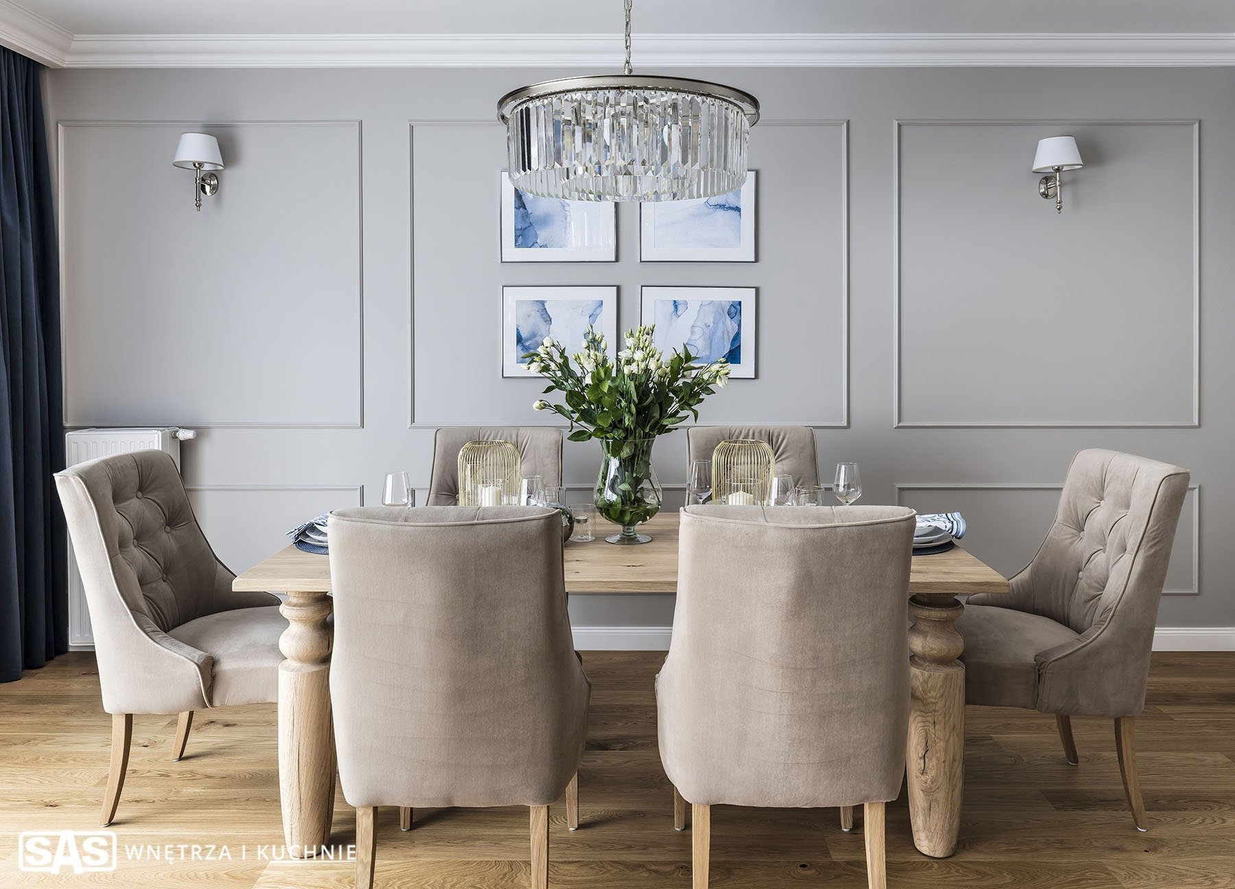 Elegantní kuchyně v šedé barvě