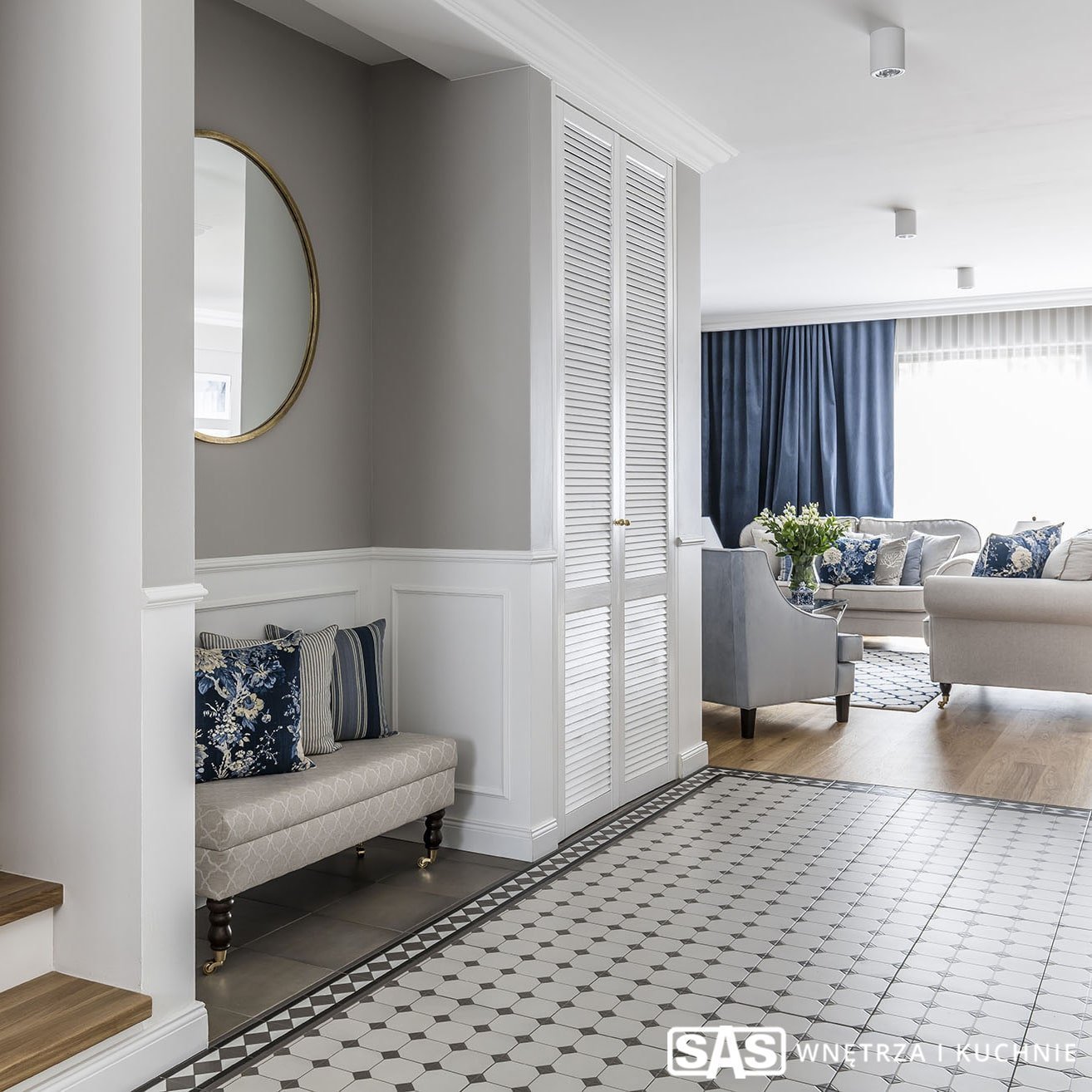 Elegantní kuchyně v šedé barvě