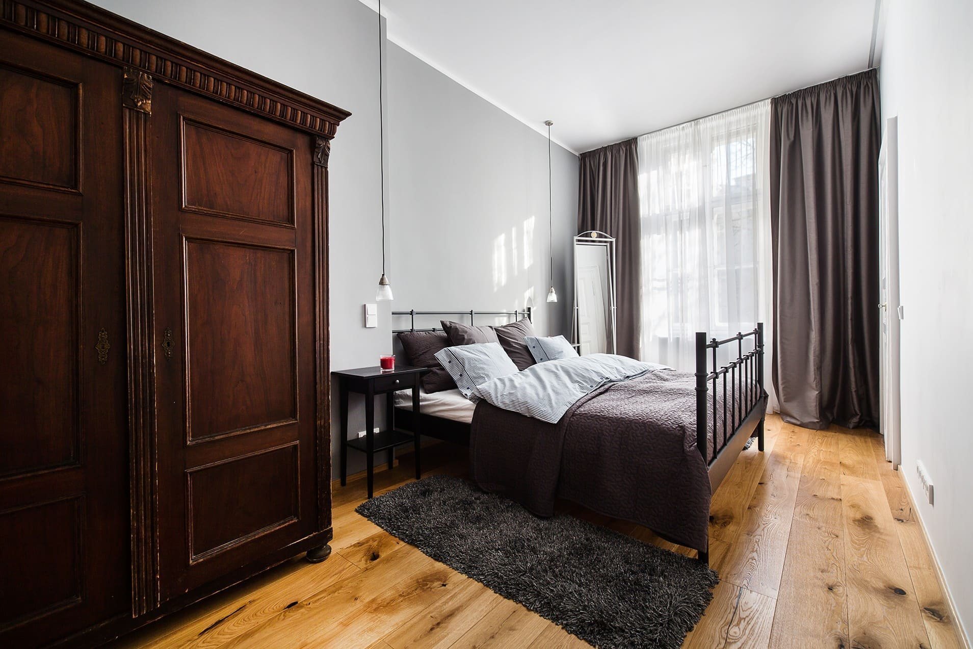 Industriální styl spolu s původními prvky interiéru