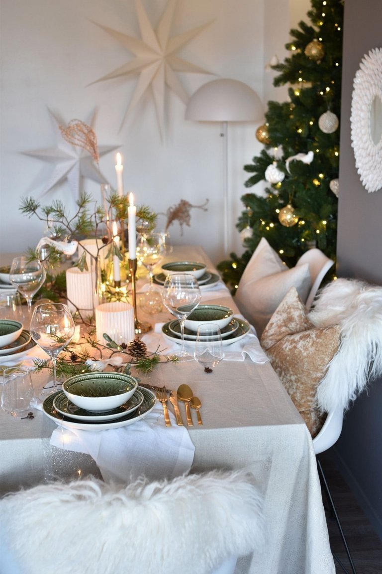 Inspirace pro kouzelné vánoční stolování