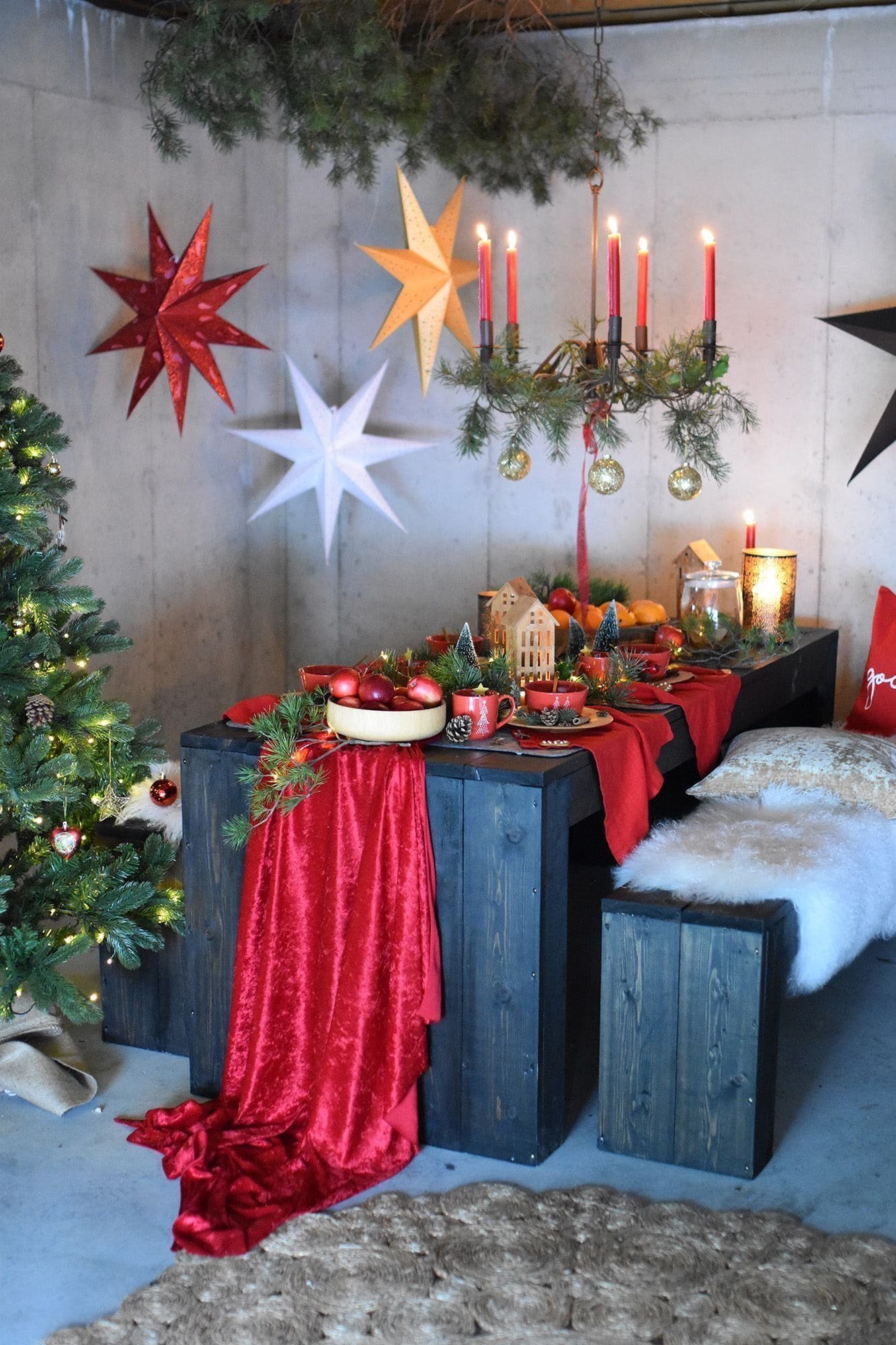 Inspirace pro kouzelné vánoční stolování