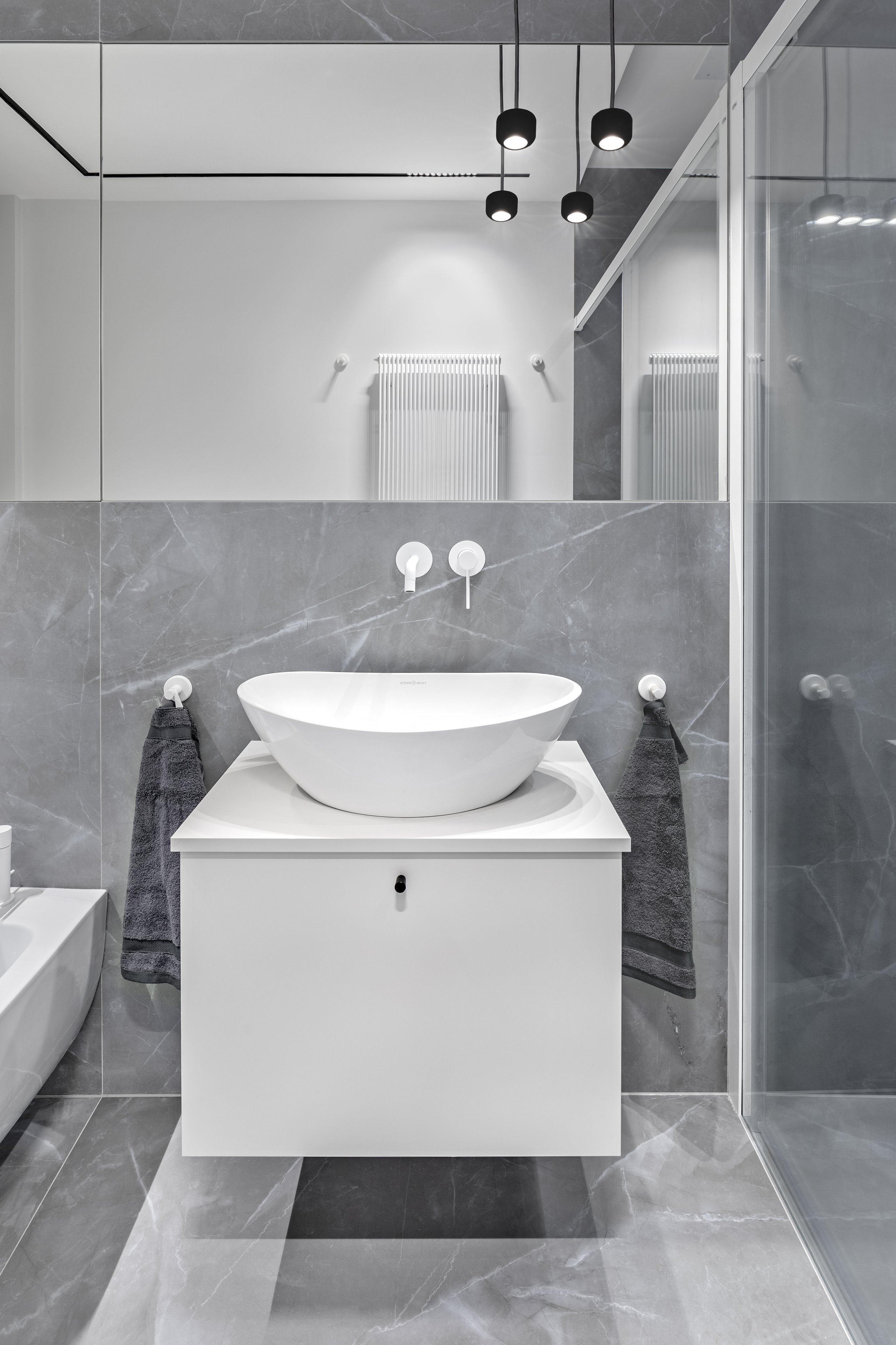 Interiér jako krajina Špicberků