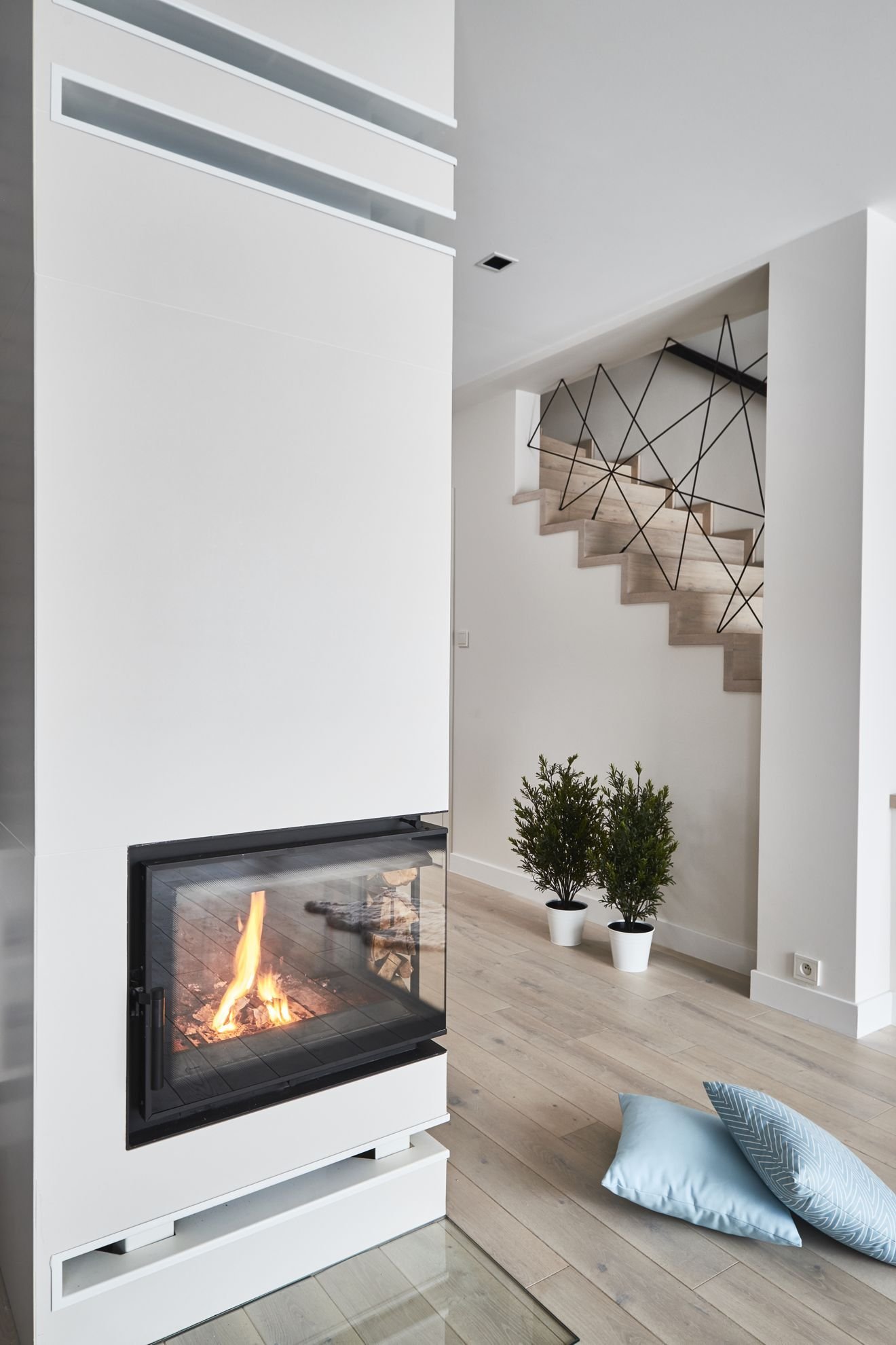 Interiér v rustikálním skandinávském stylu