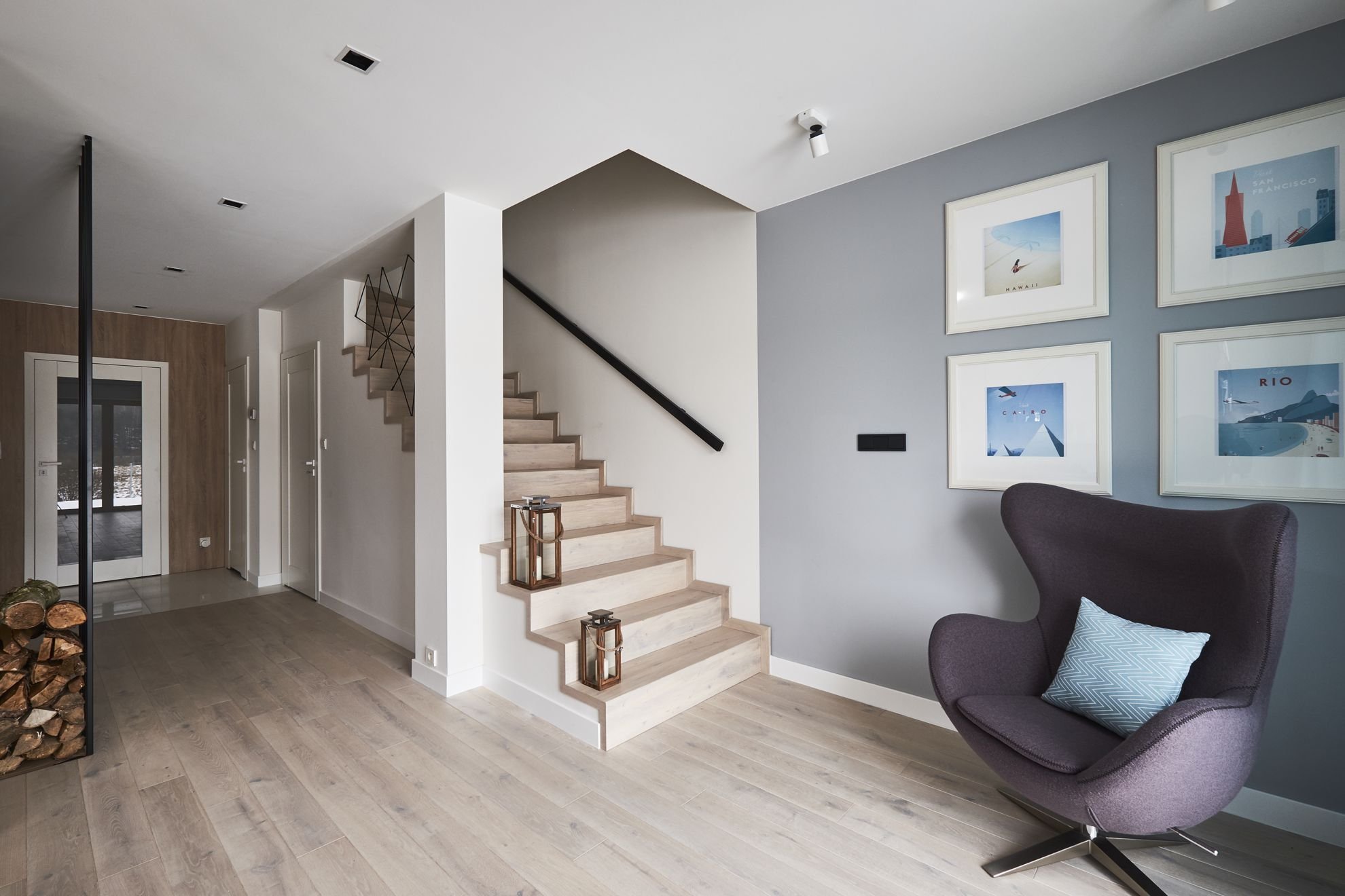 Interiér v rustikálním skandinávském stylu