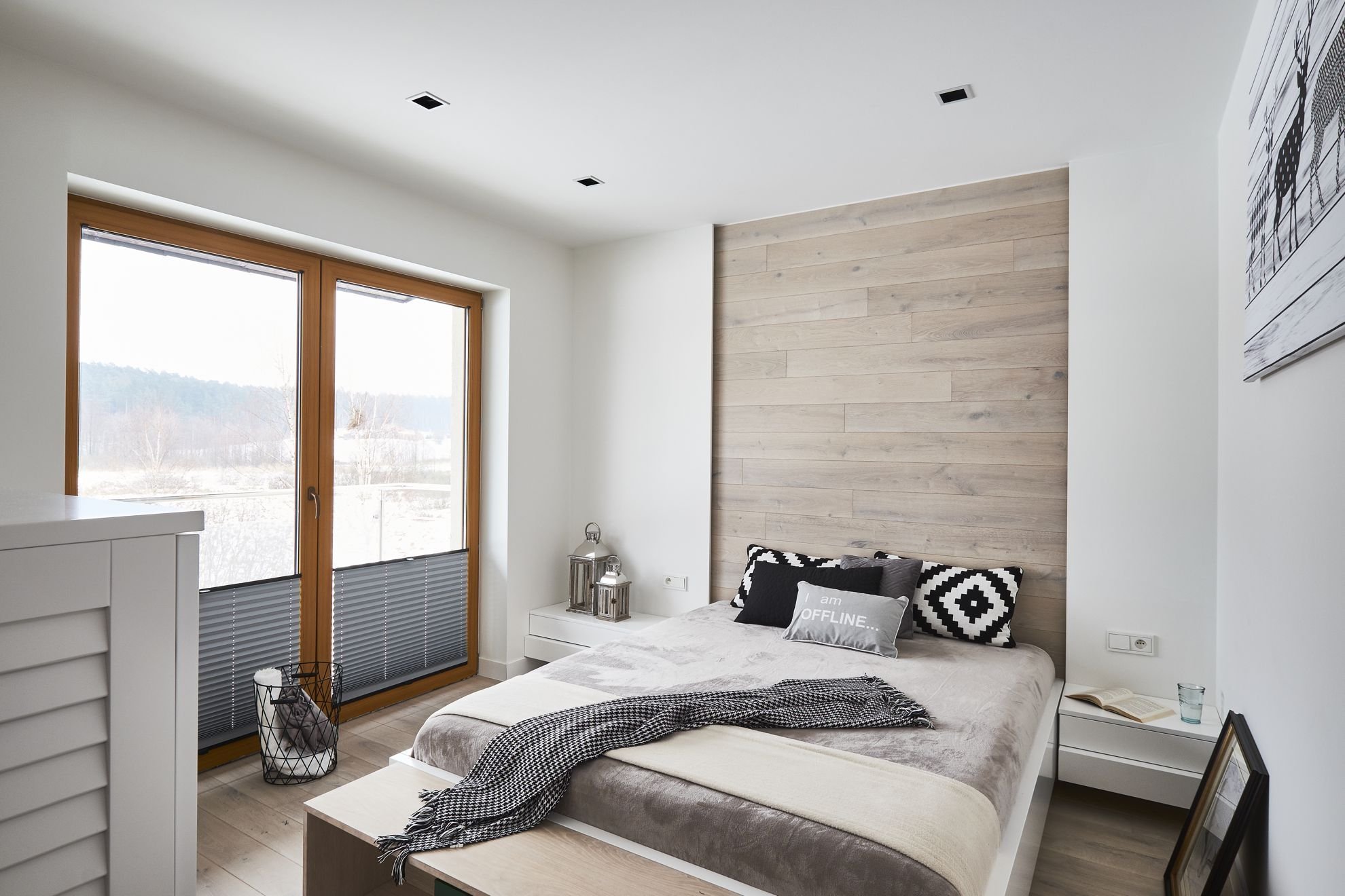 Interiér v rustikálním skandinávském stylu