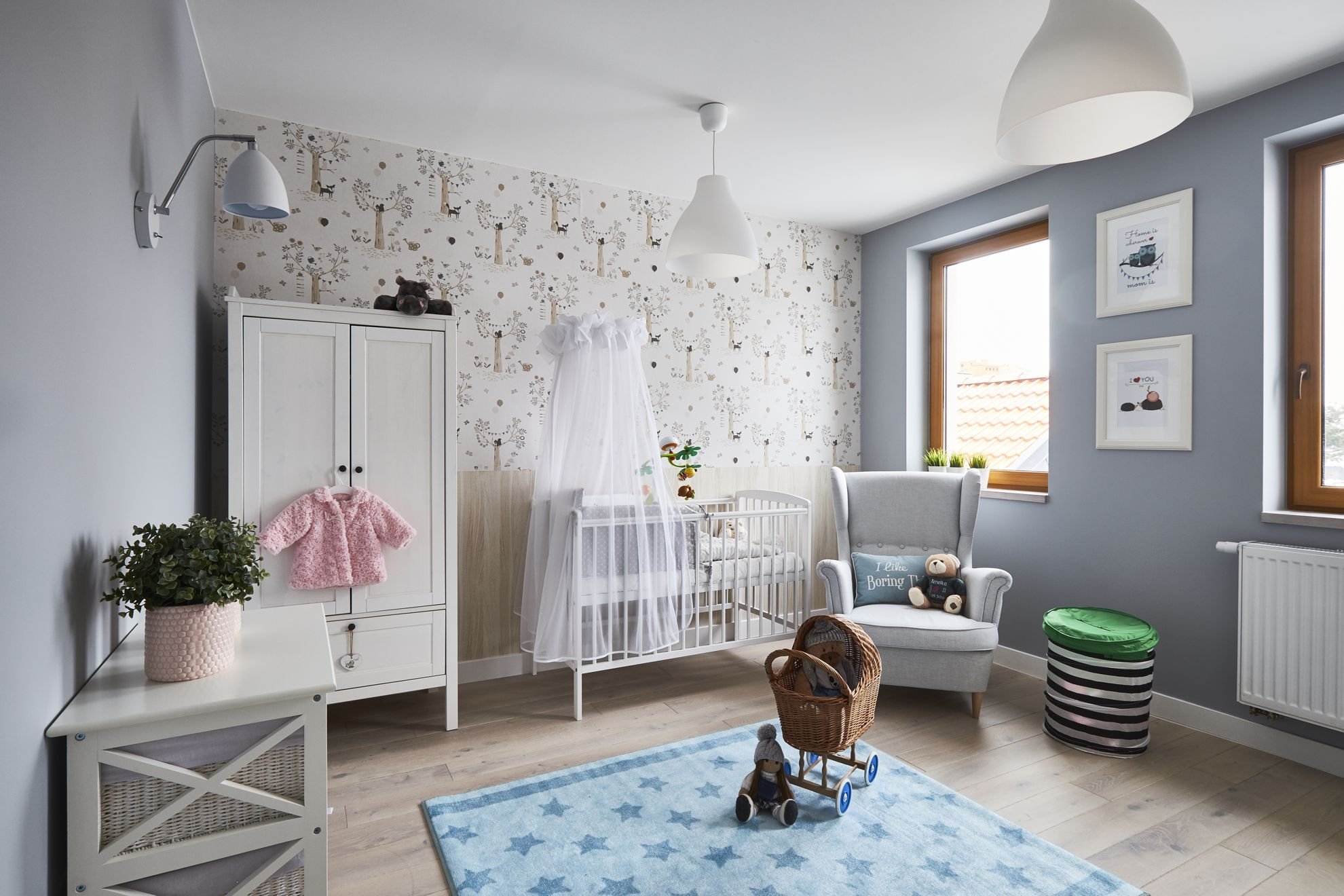 Interiér v rustikálním skandinávském stylu