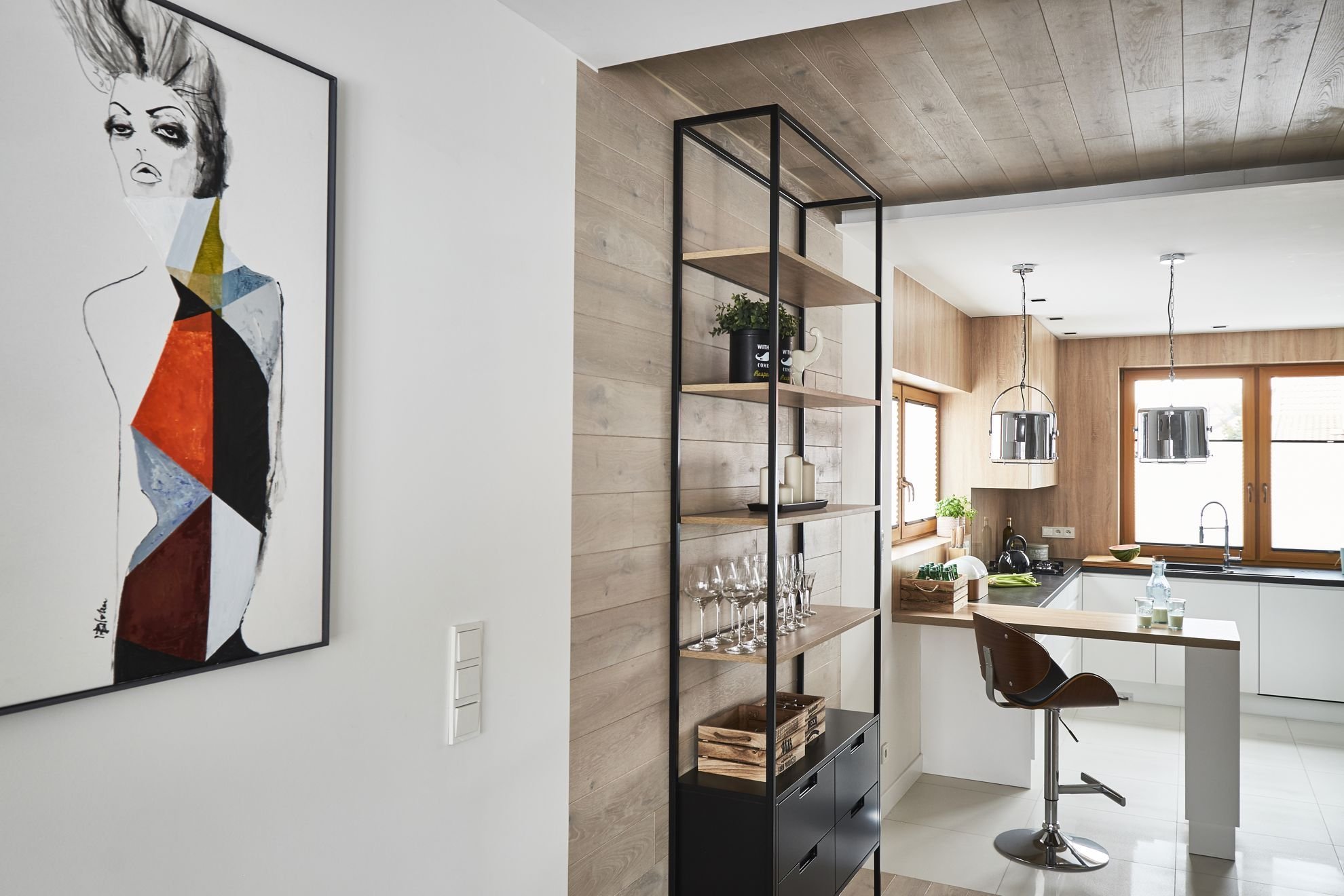 Interiér v rustikálním skandinávském stylu