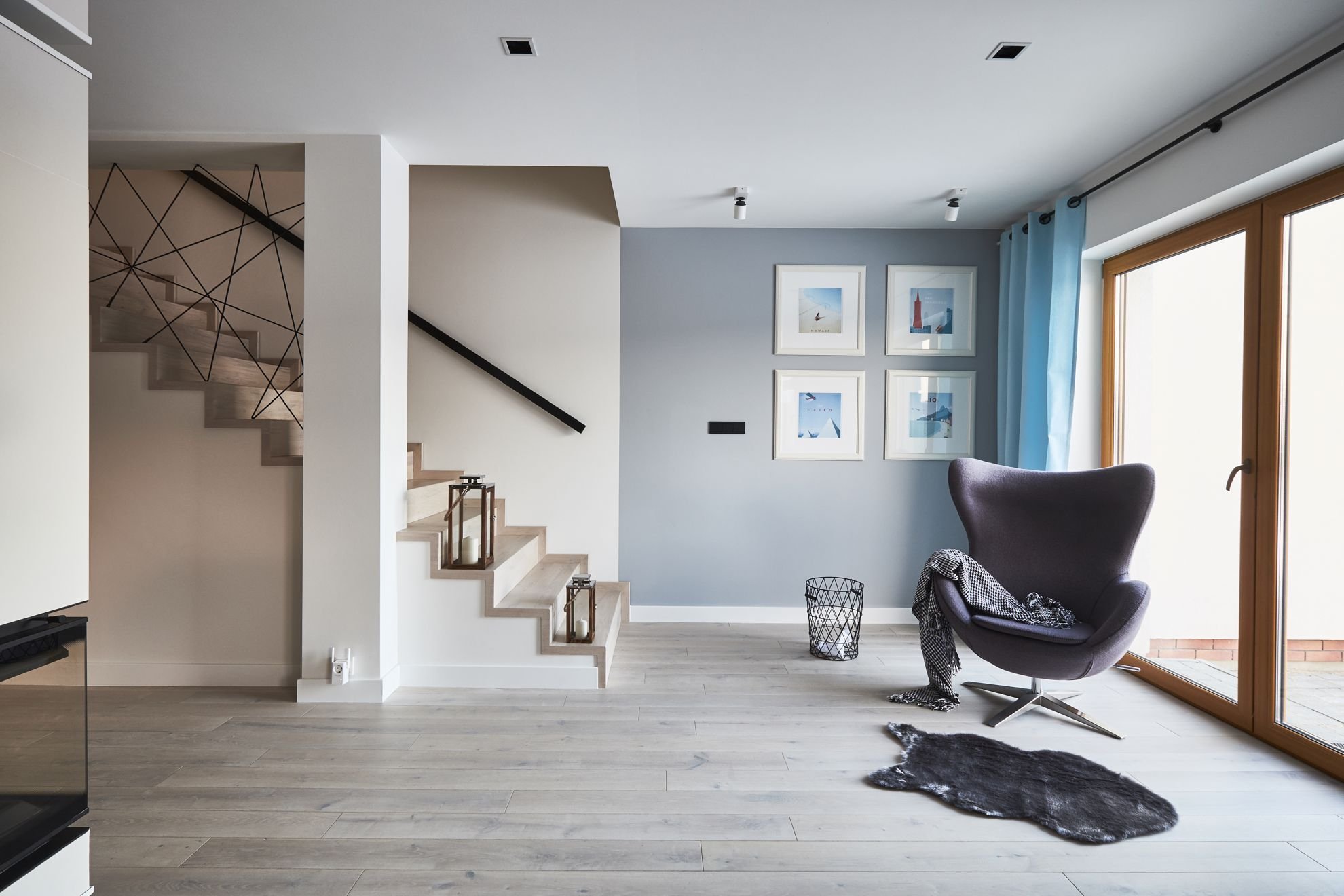 Interiér v rustikálním skandinávském stylu