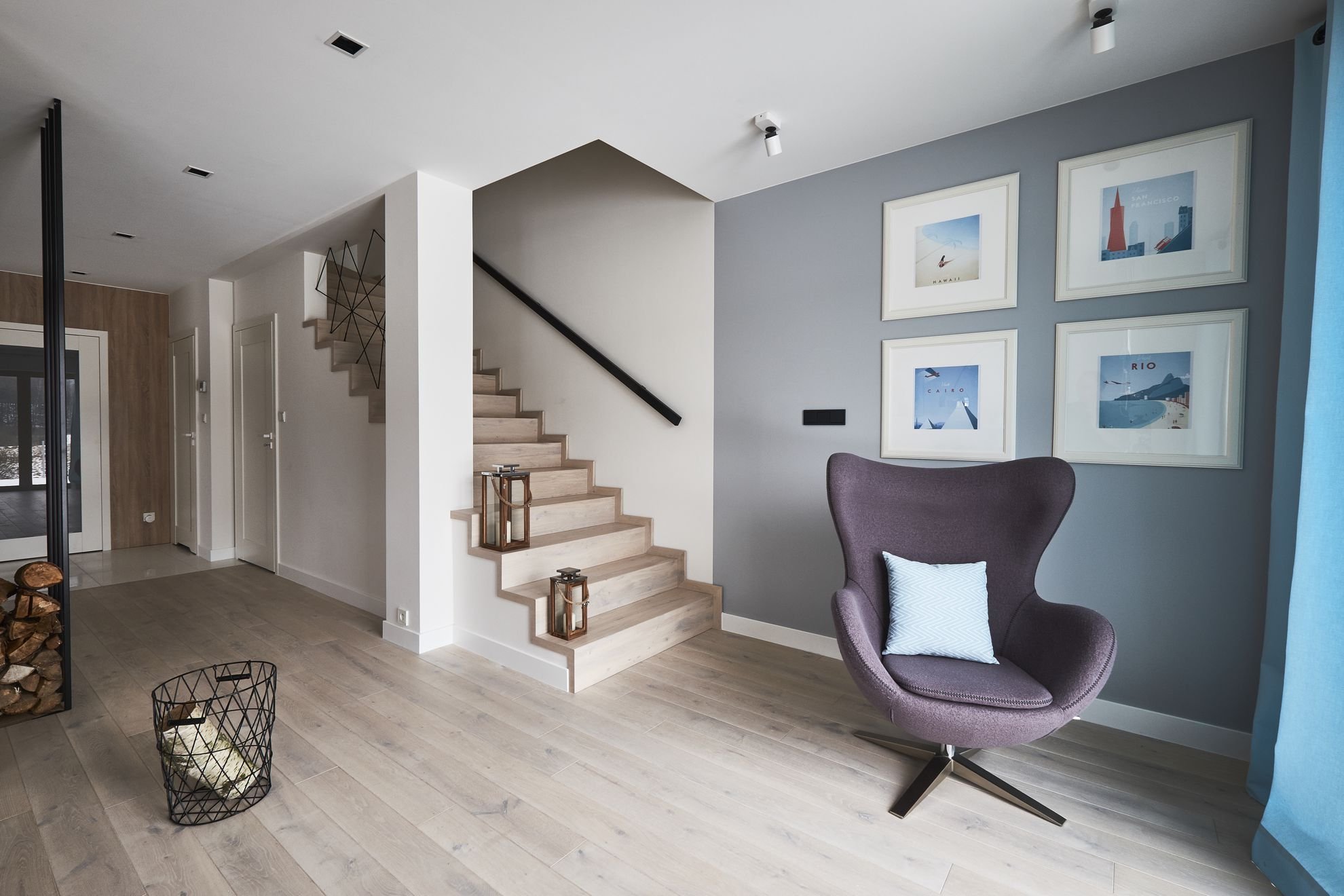 Interiér v rustikálním skandinávském stylu