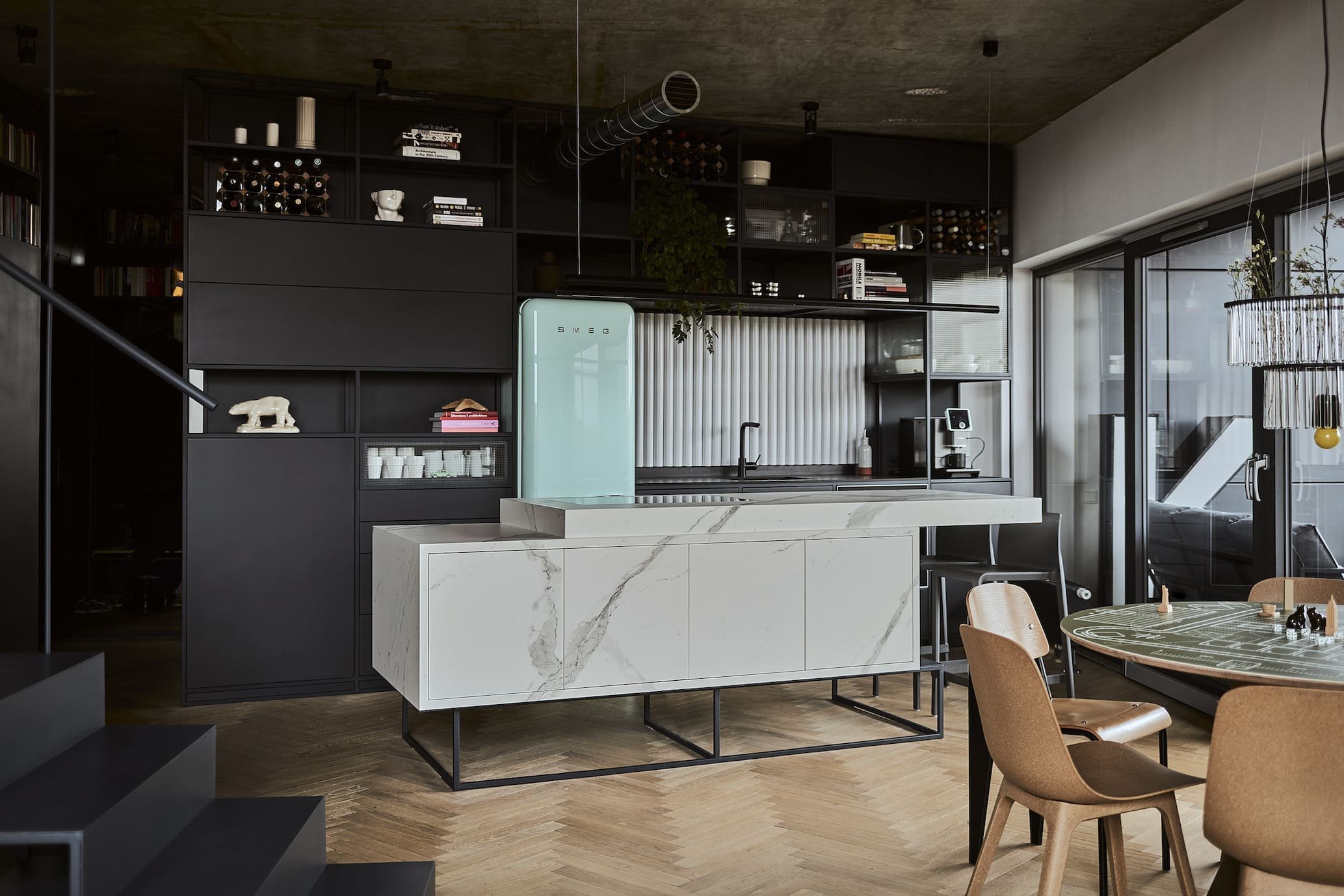 Jedinečný loft surového vzhledu