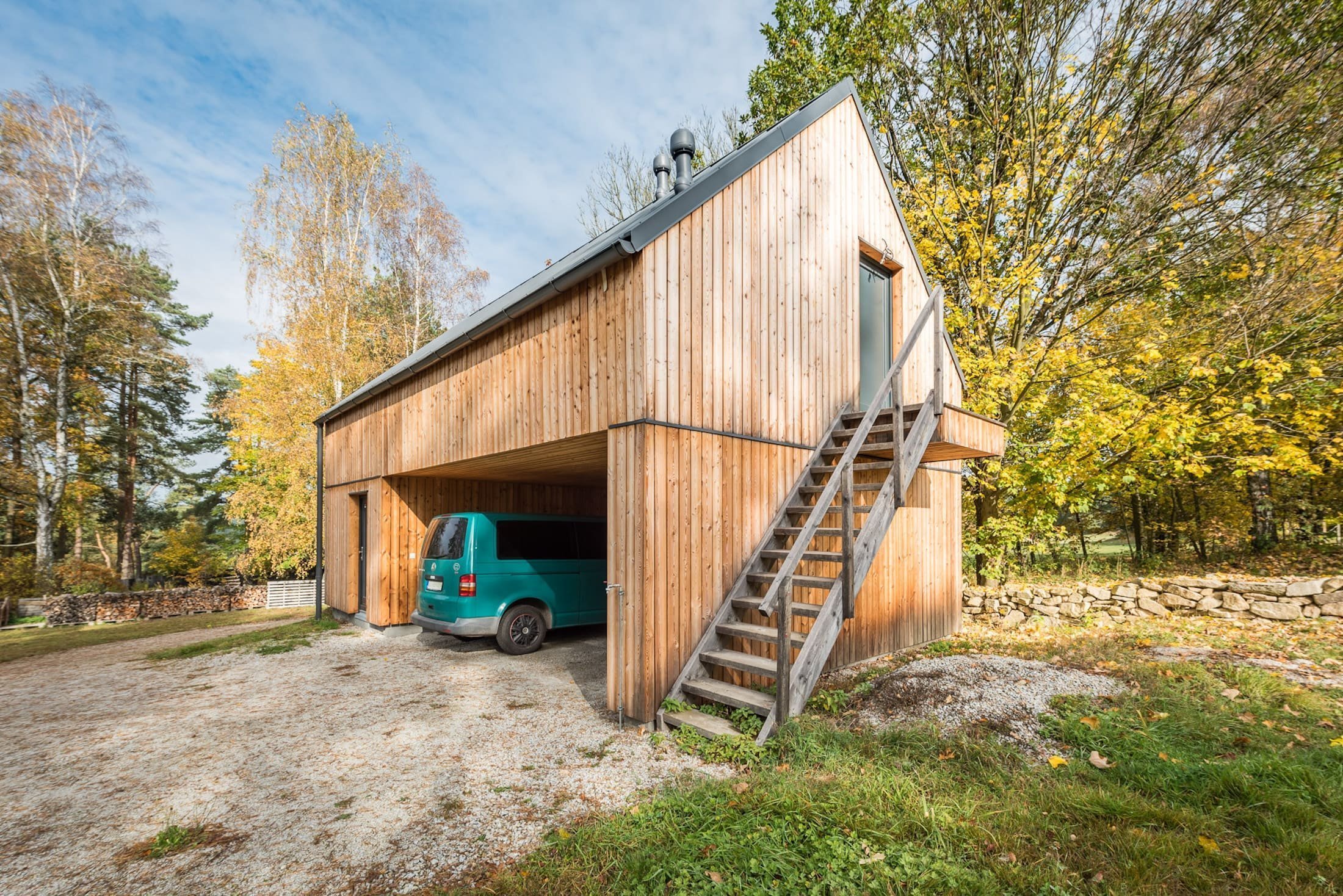 Jednoduchý víkendový dům Bernau