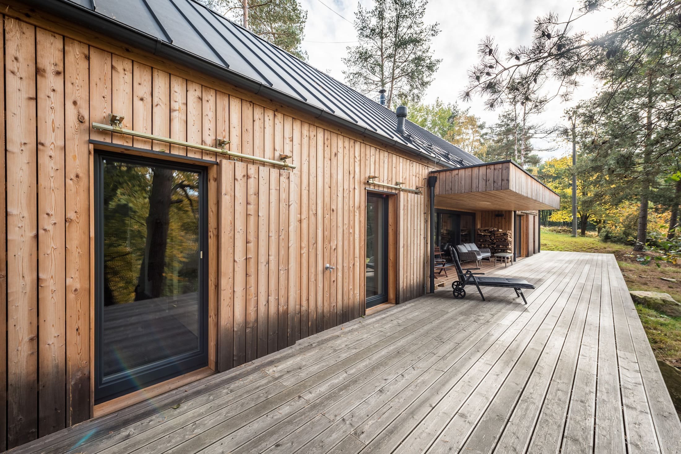 Jednoduchý víkendový dům Bernau