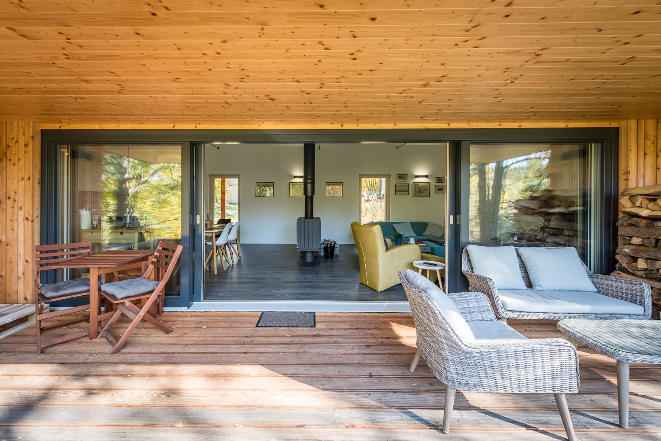 Jednoduchý víkendový dům Bernau