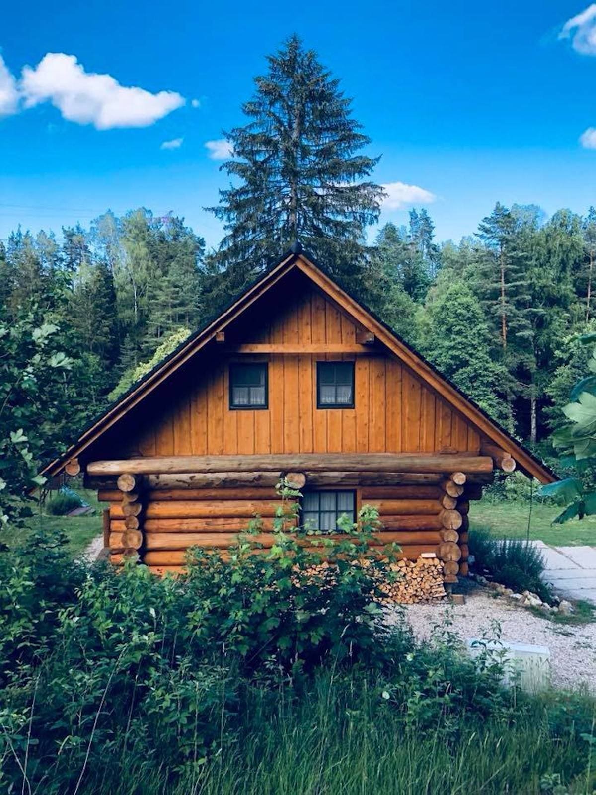 Kanadský srub v České Kanadě