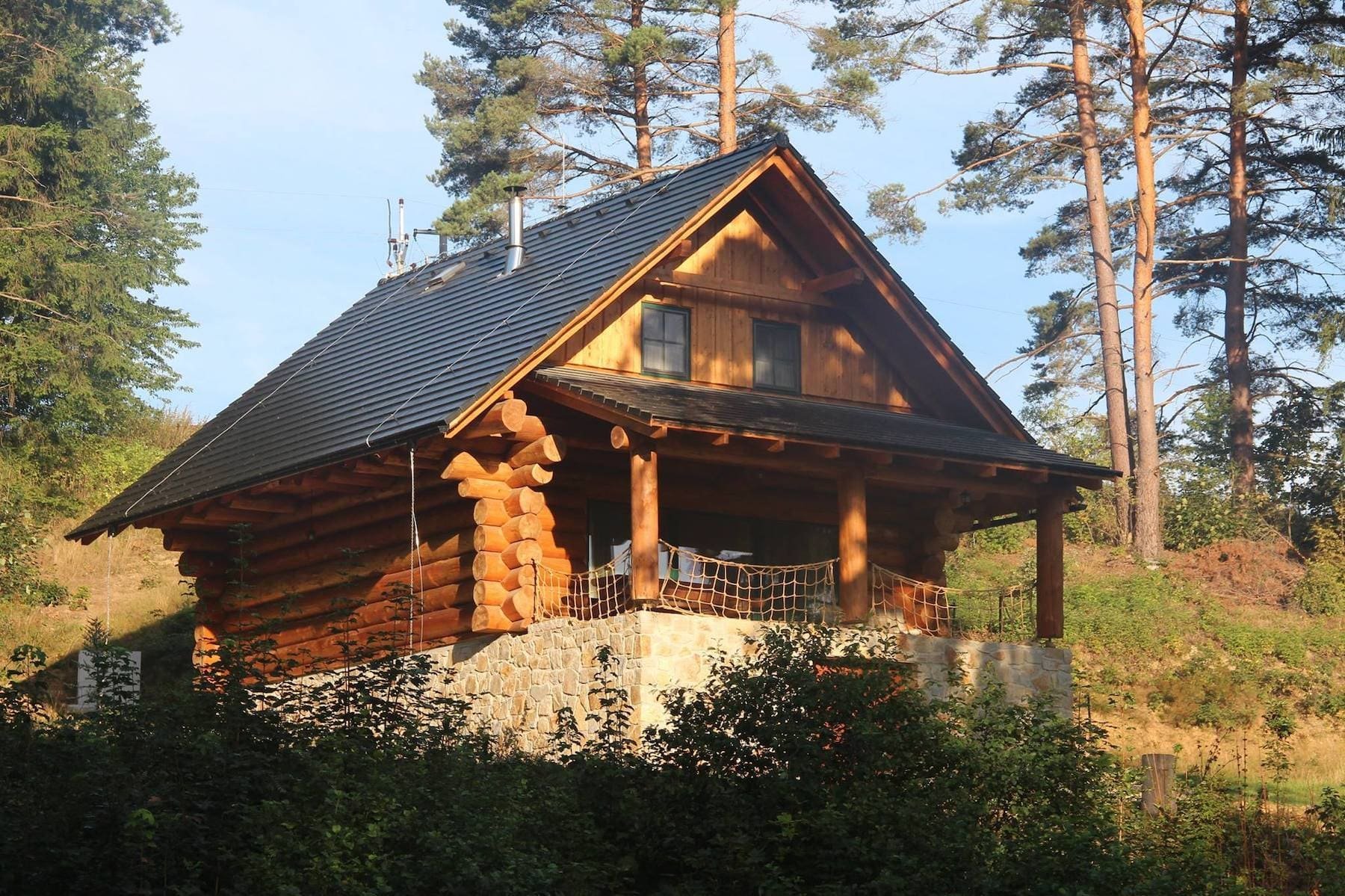 Kanadský srub v České Kanadě