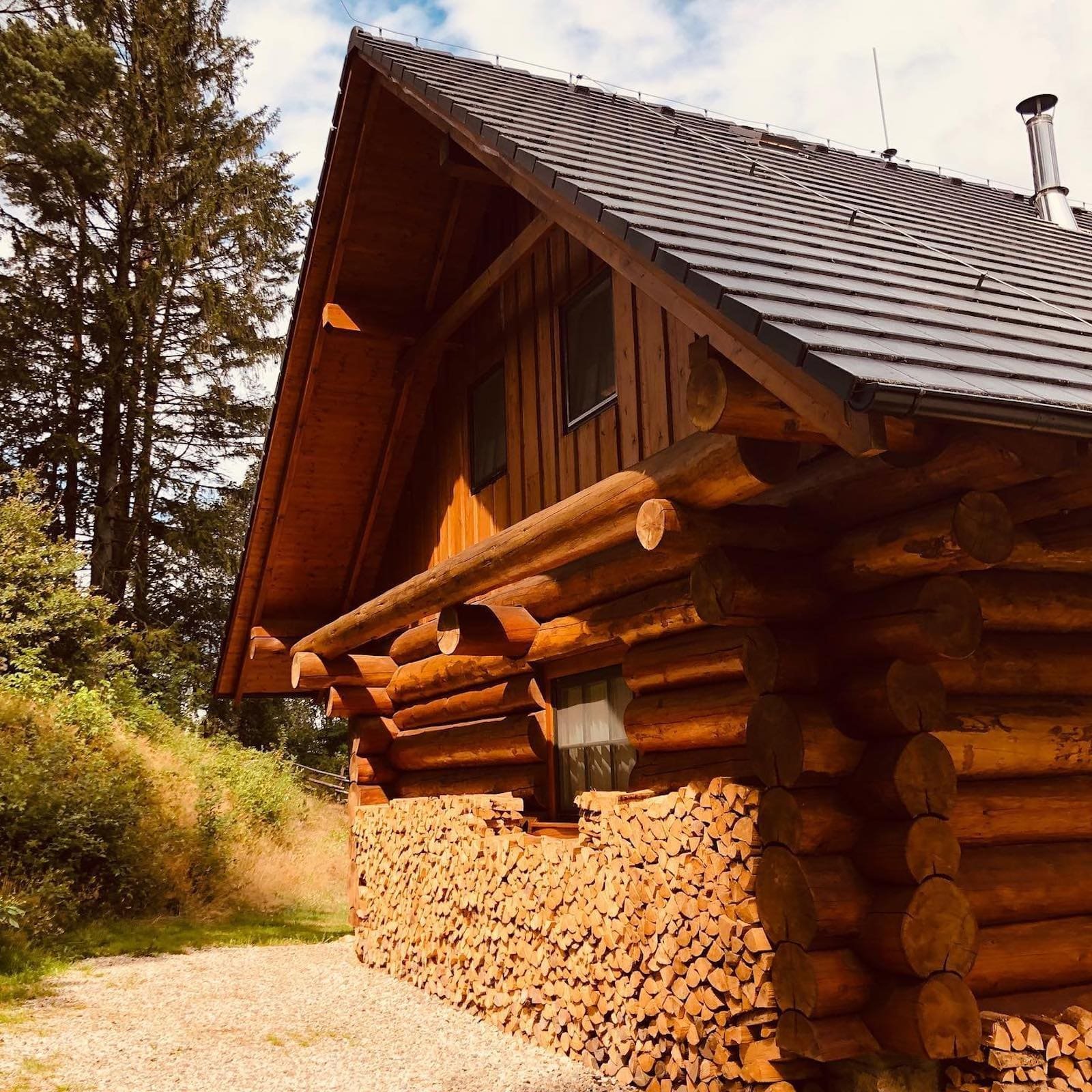 Kanadský srub v České Kanadě