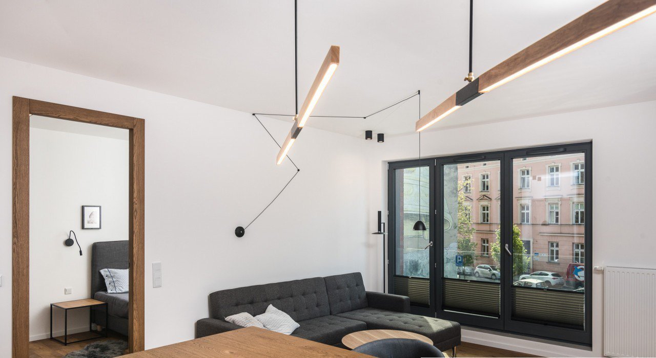 Komfortní byt v šedé barvě