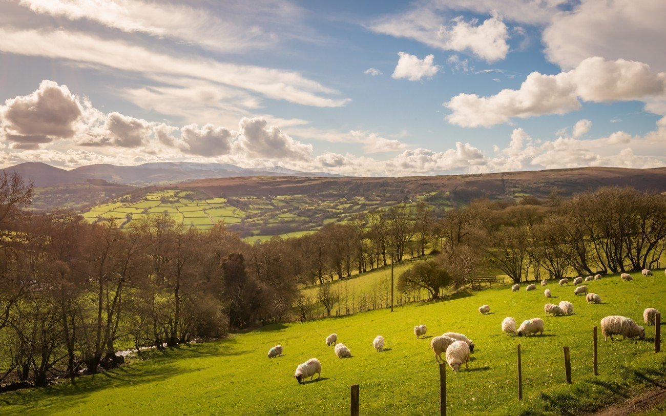 Kouzelný dům ve velšské vesnici