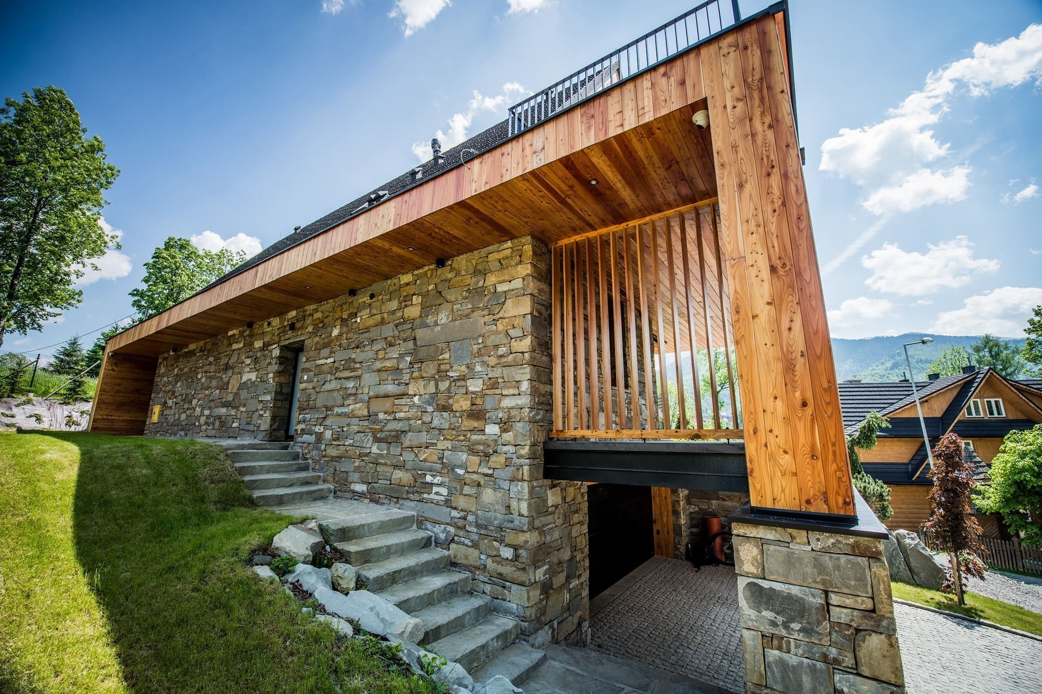 Krásný dům kombinující tradici s modernou