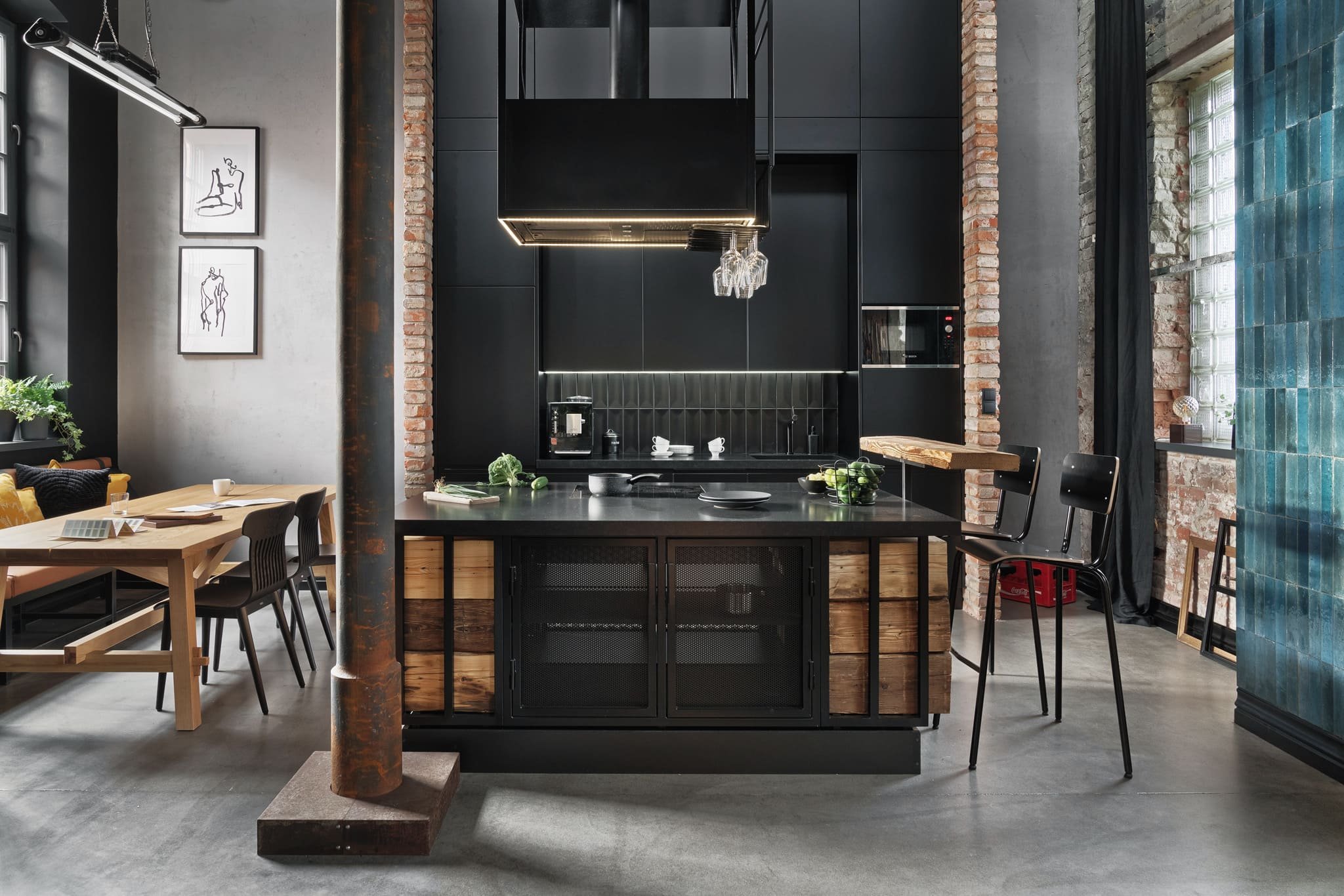 Loft ve staré kovárně