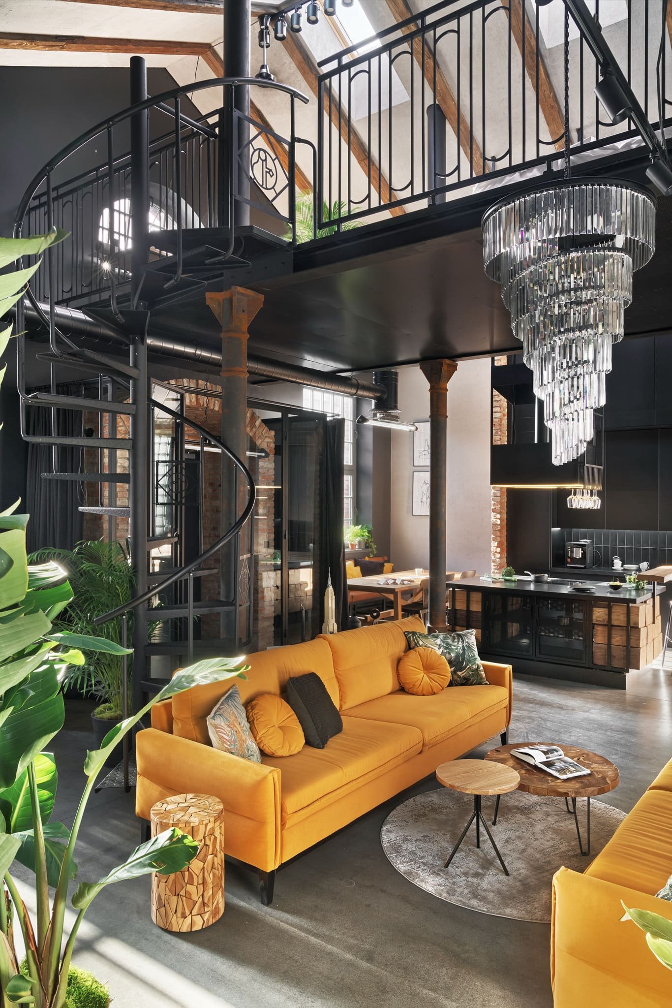 Loft ve staré kovárně