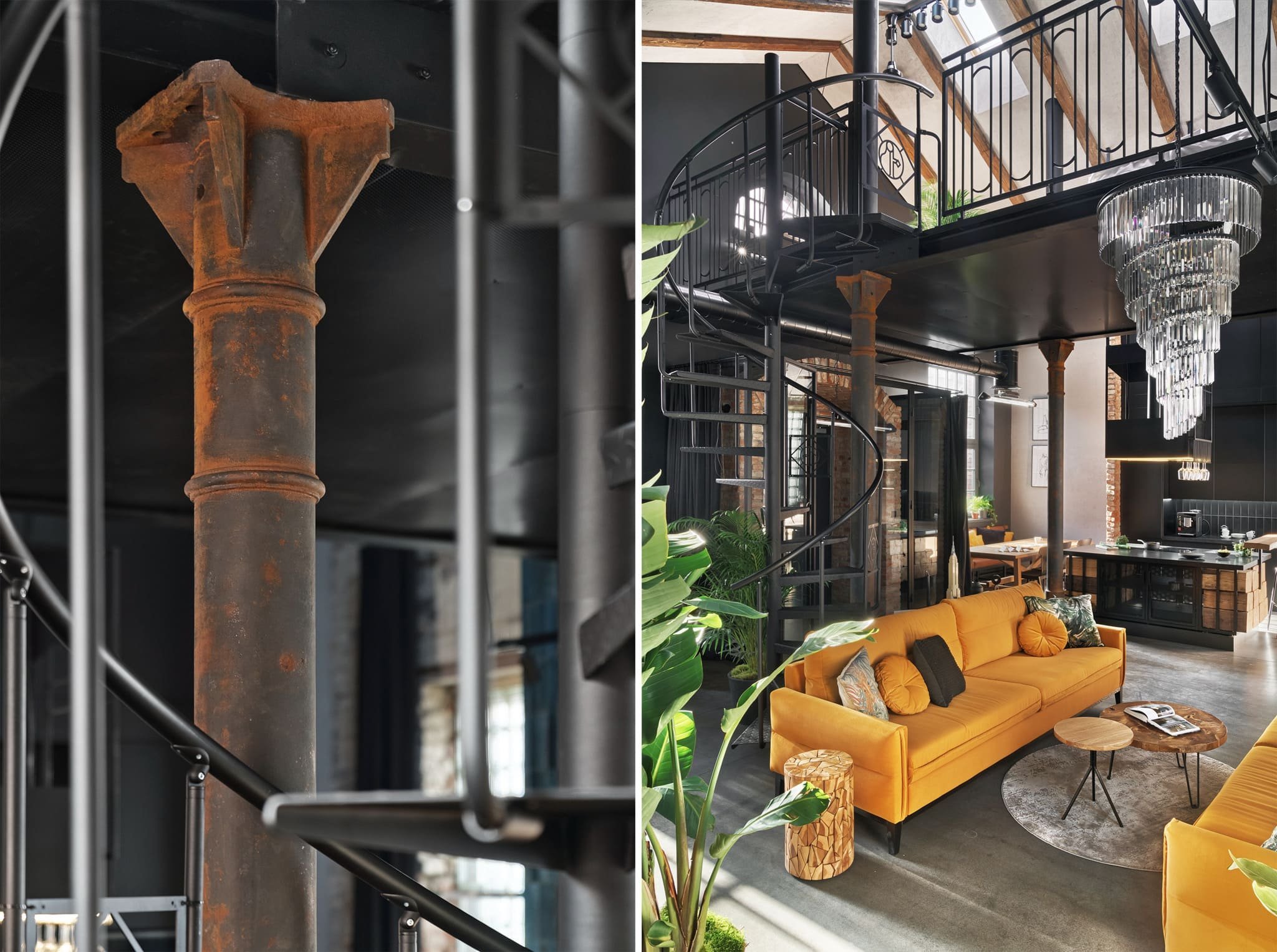 Loft ve staré kovárně