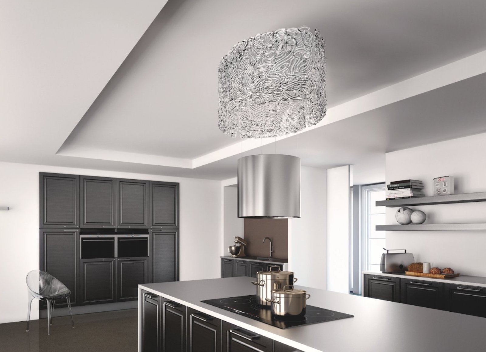 Inteligentní digestoře jako nádherné lustry