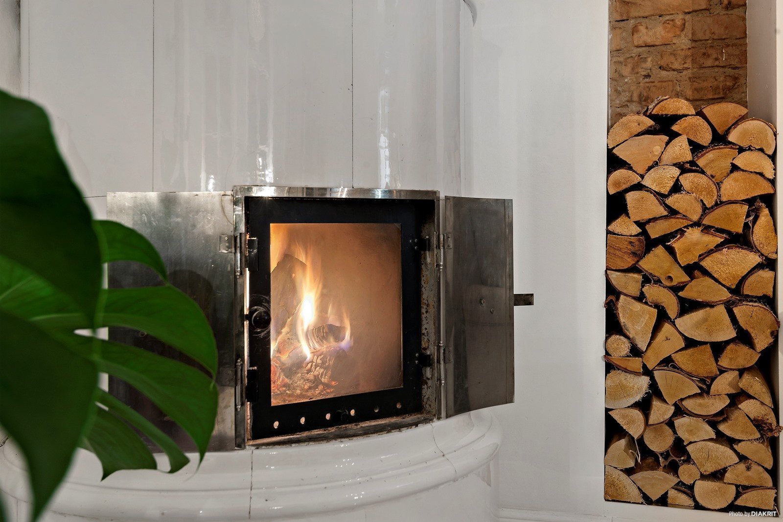 Luxusní bílé podkroví