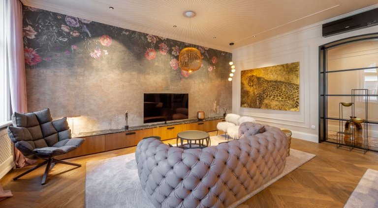 Luxusní glamour interiér