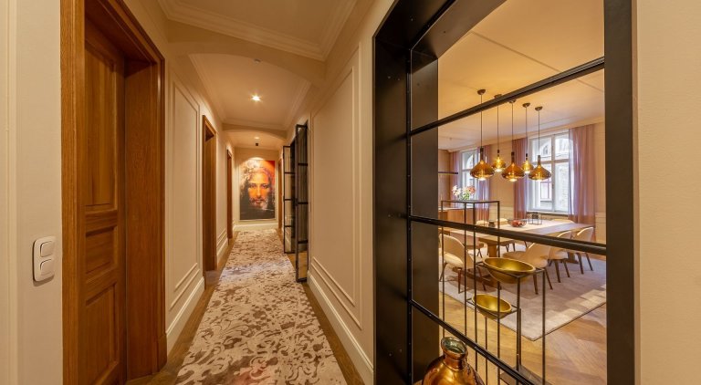 Luxusní glamour interiér