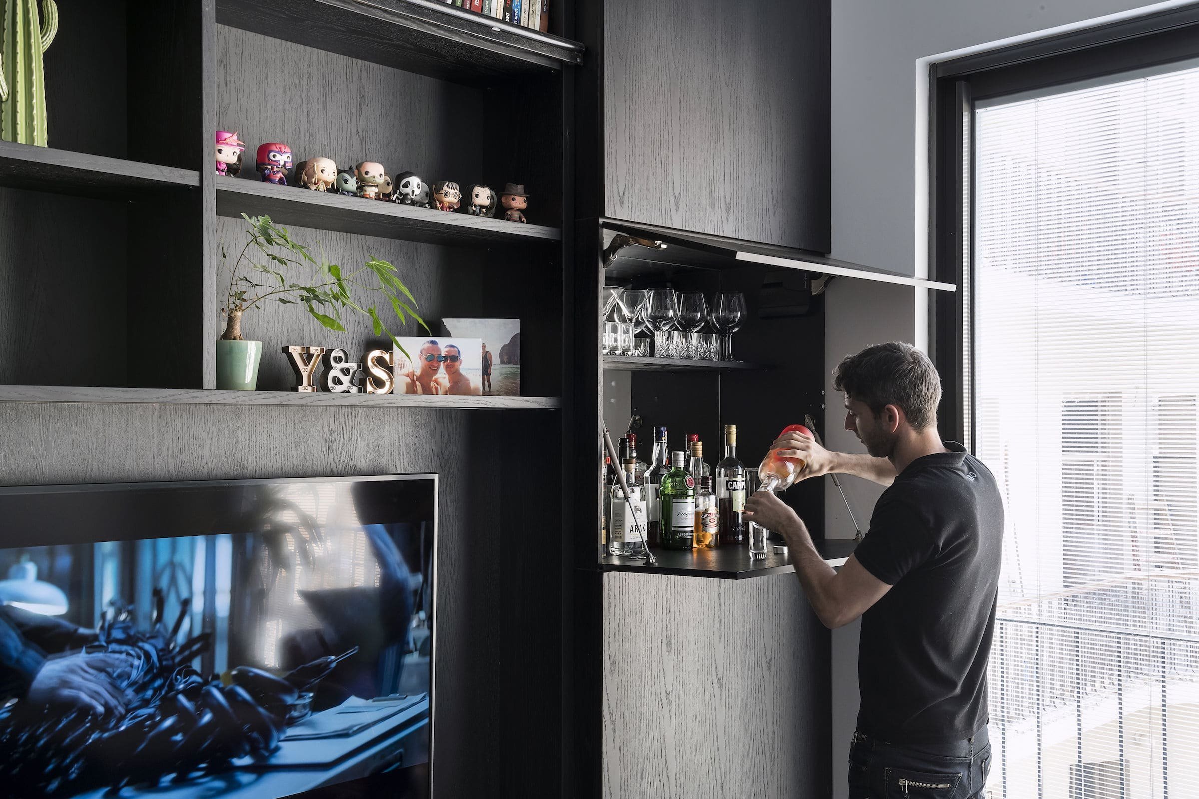 Malé bydlení pro dva muže a psa na 44 m2