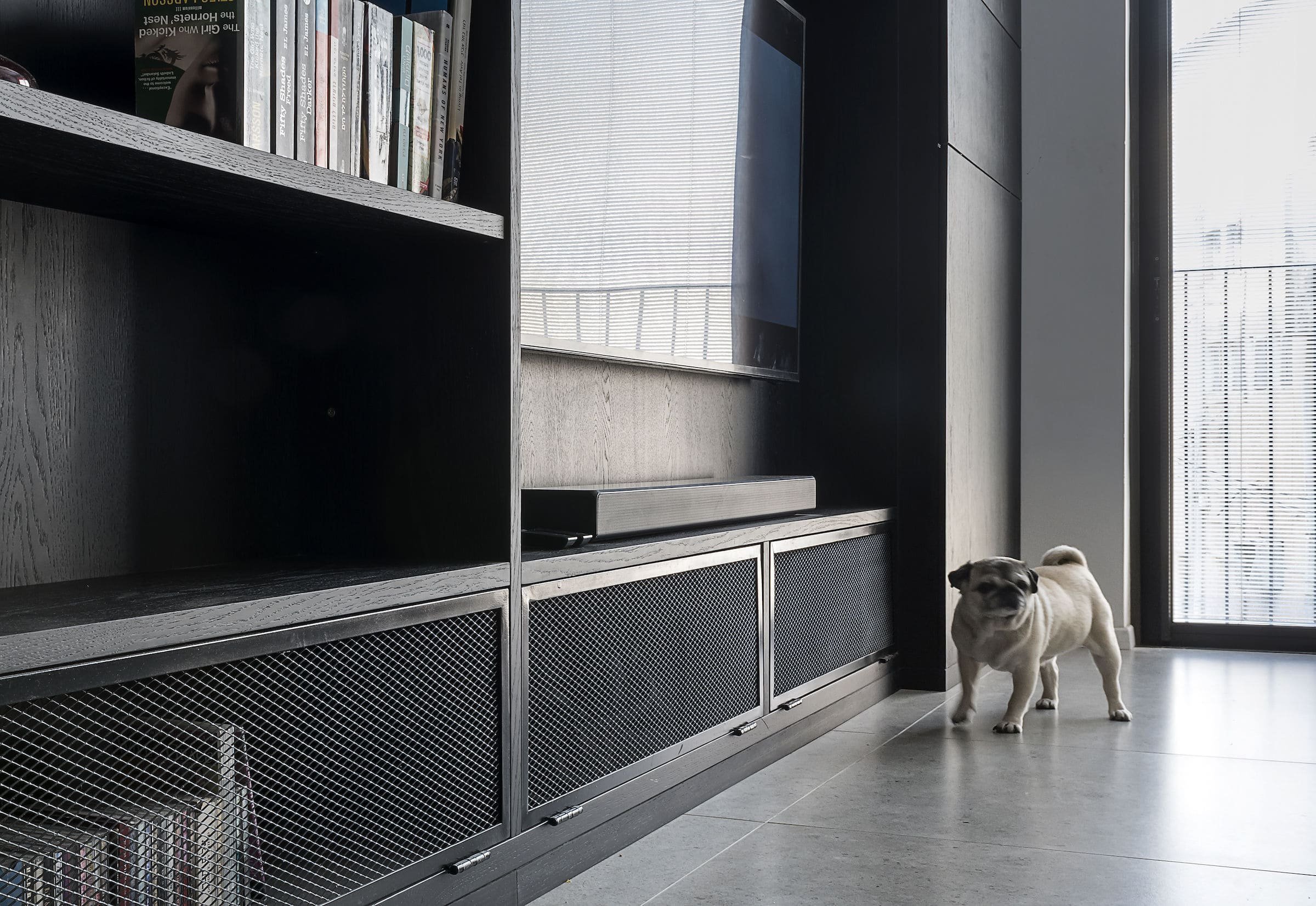 Malé bydlení pro dva muže a psa na 44 m2