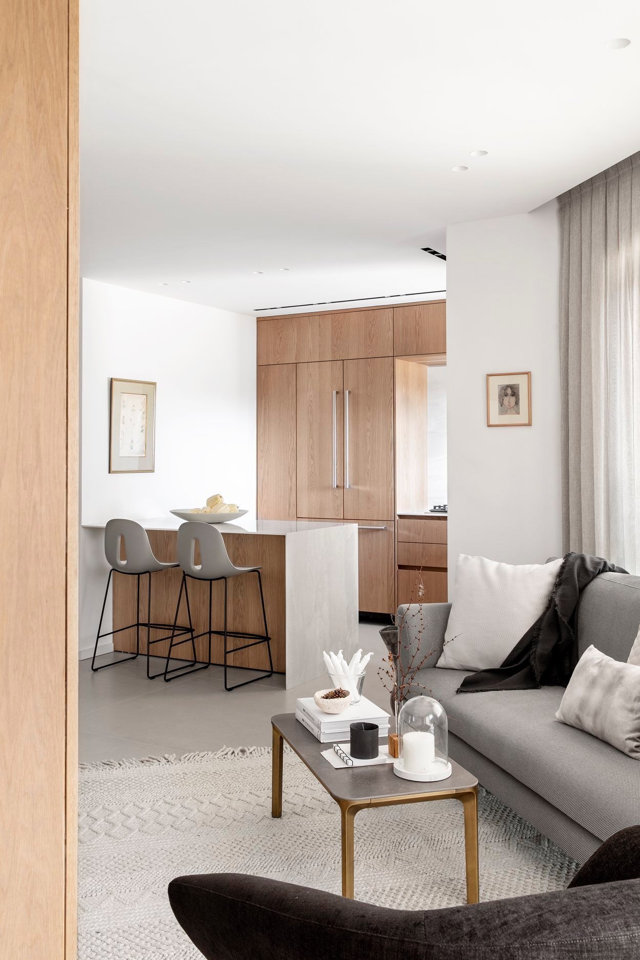 Malý byt v podzimní atmosféře