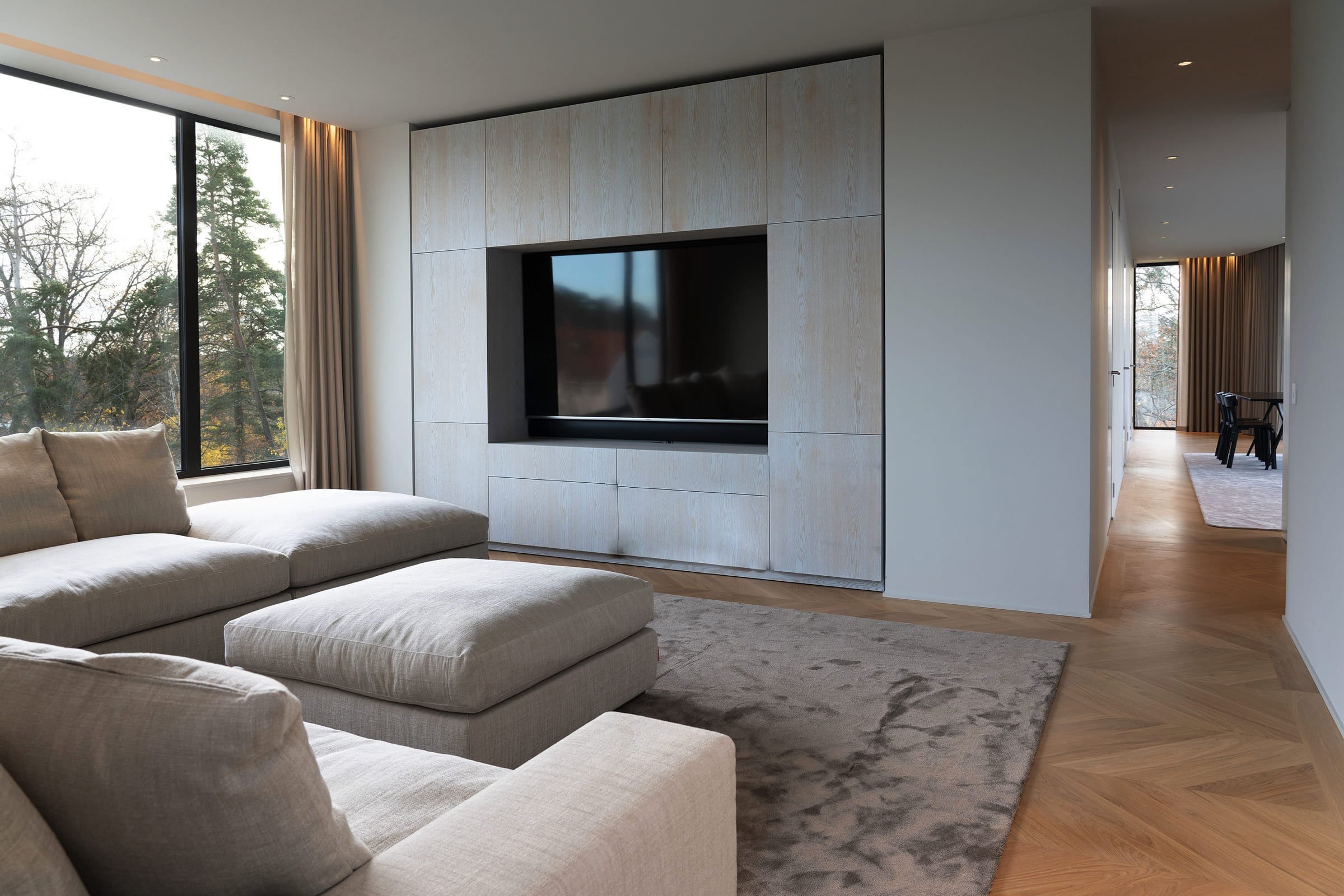 Minimalistická vila s bazénem