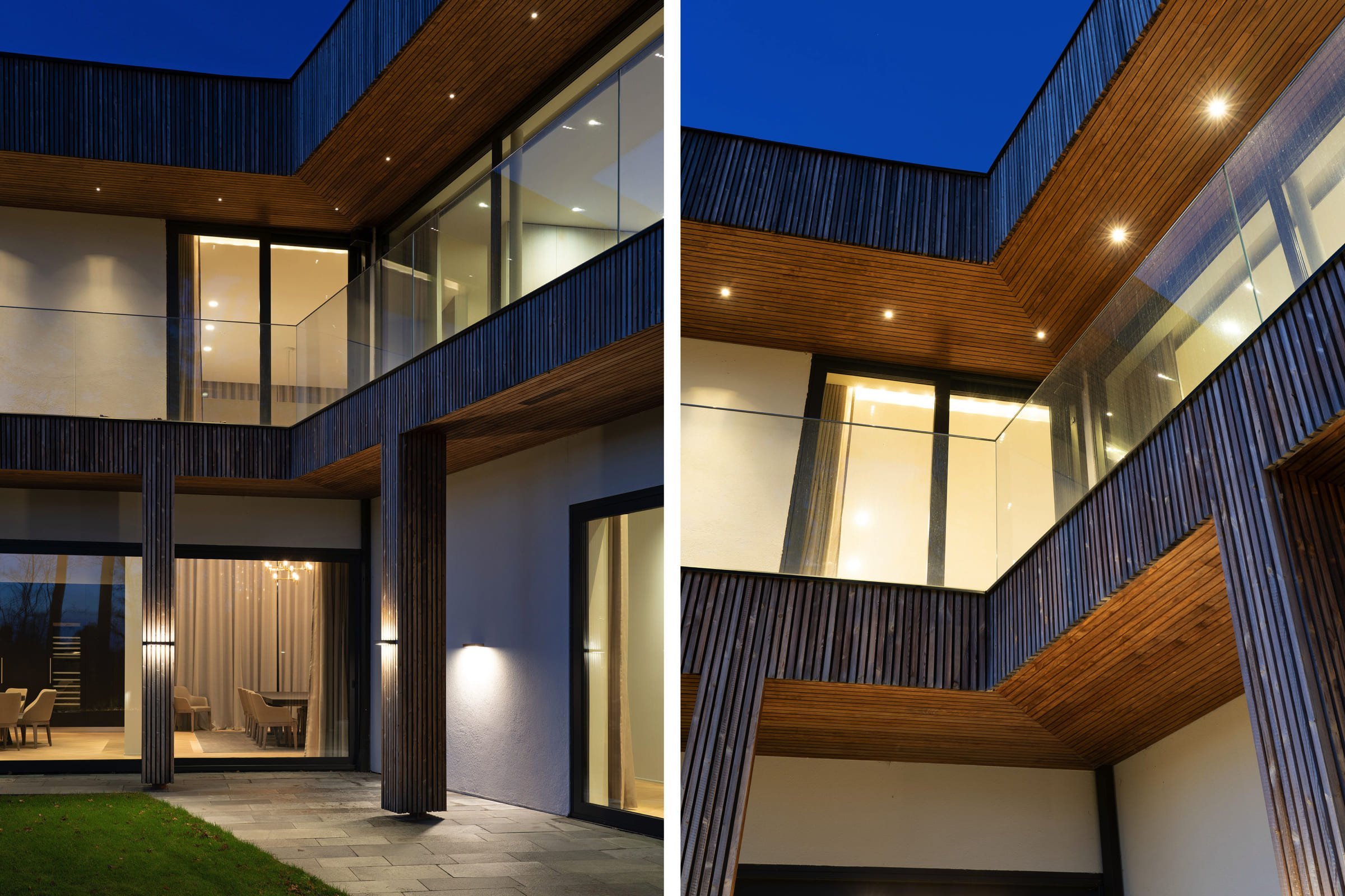 Minimalistická vila s bazénem