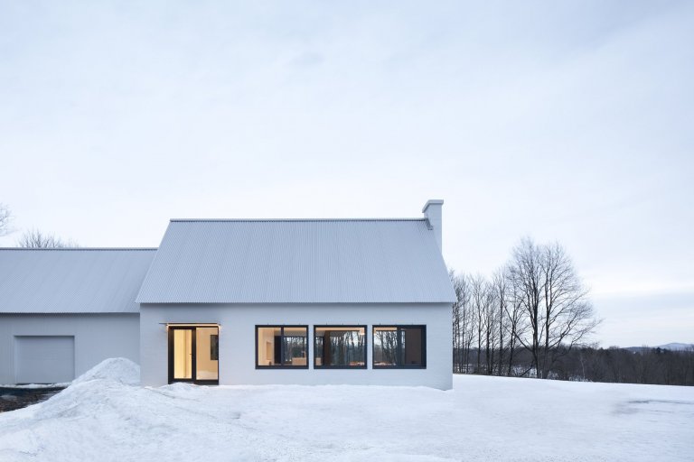 Minimalistický dům v Québecu