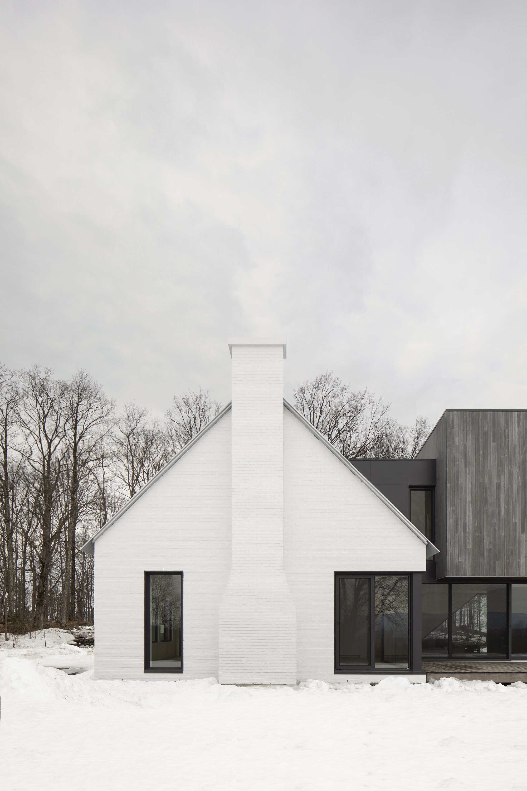 Minimalistický dům v Québecu