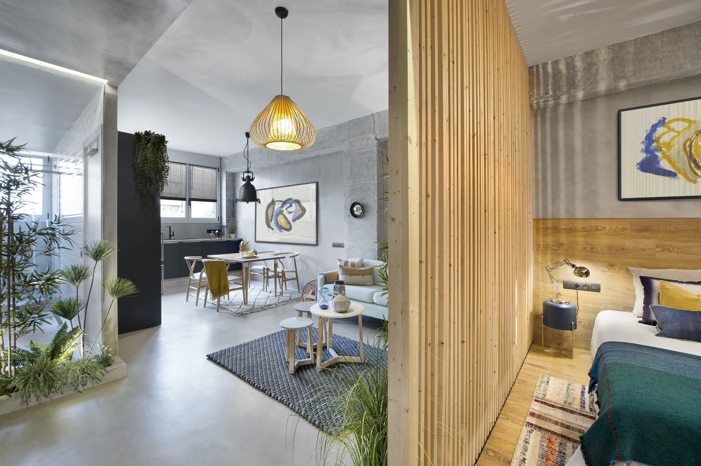 Moderní bydlení v bývalé tovární hale