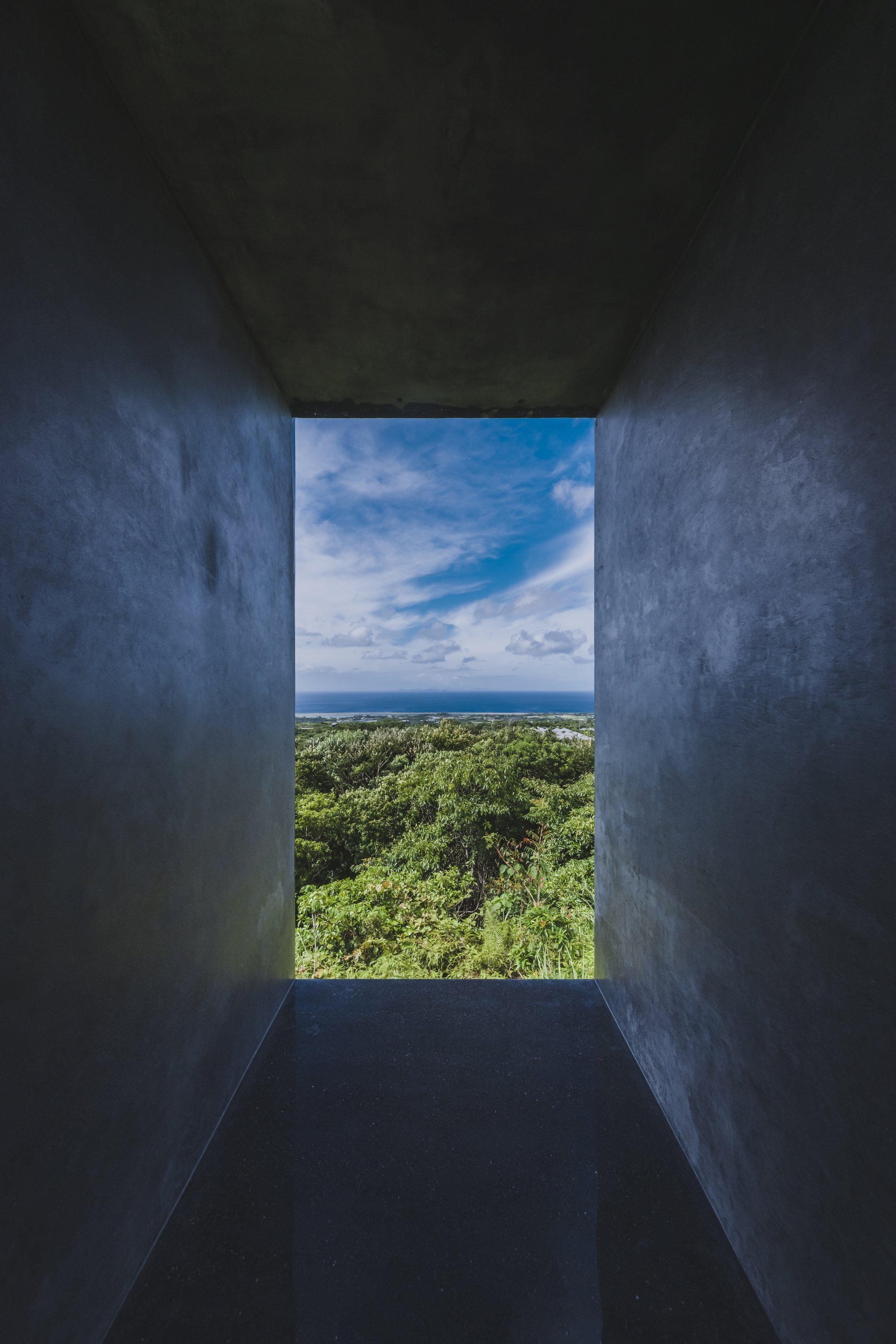 Moderní dům s výhledem na moře