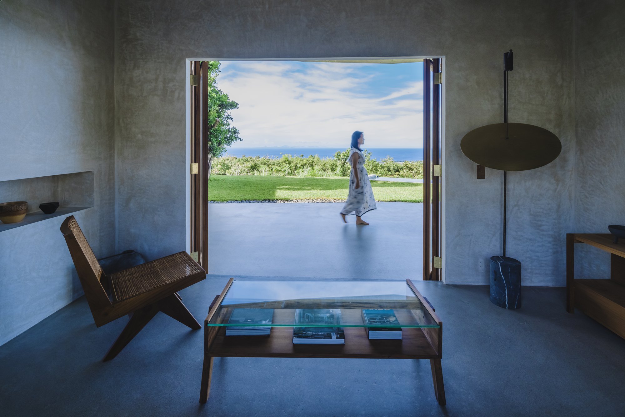 Moderní dům s výhledem na moře