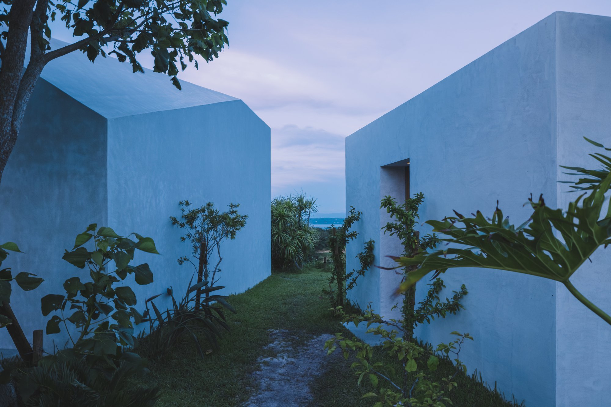 Moderní dům s výhledem na moře