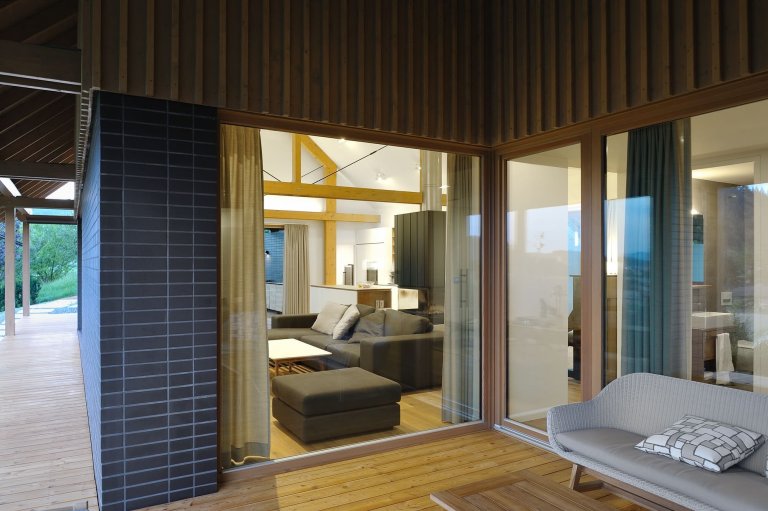 Moderní dům ve Slovinsku