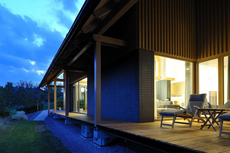 Moderní dům ve Slovinsku