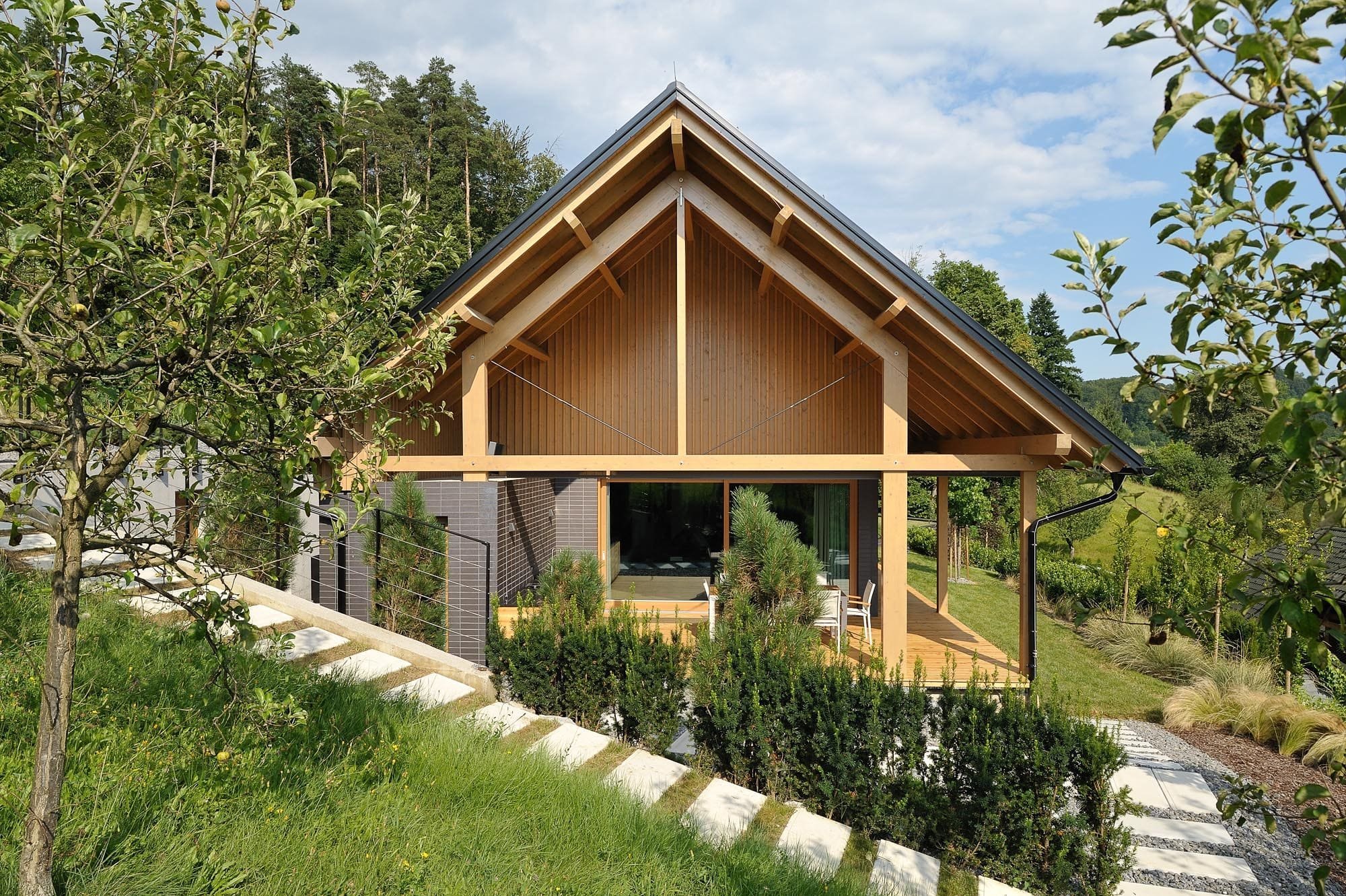 Moderní dům ve Slovinsku